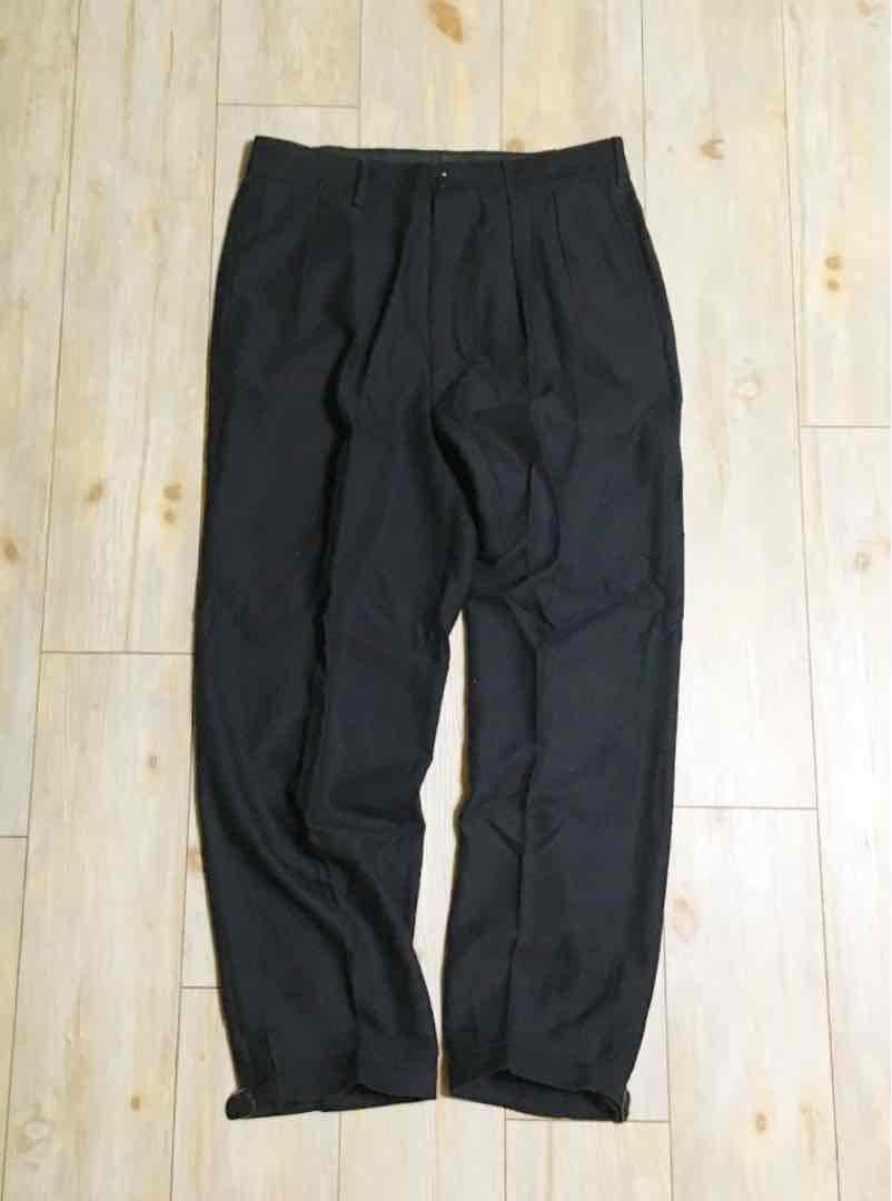 Yohji Yamamoto Yohji Yamamoto Pour Homme Wide Pants x White T-shirt Set Size US 31 - 1 Thumbnail