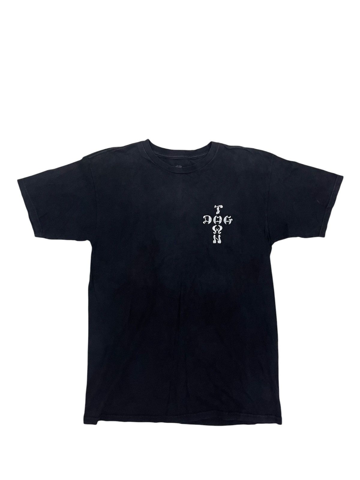 Dogtown Y2K Sun Faded Dogtown Big Cross Thrashed Design Skate Tee Size US M / EU 48-50 / 2 - 2 Thumbnail