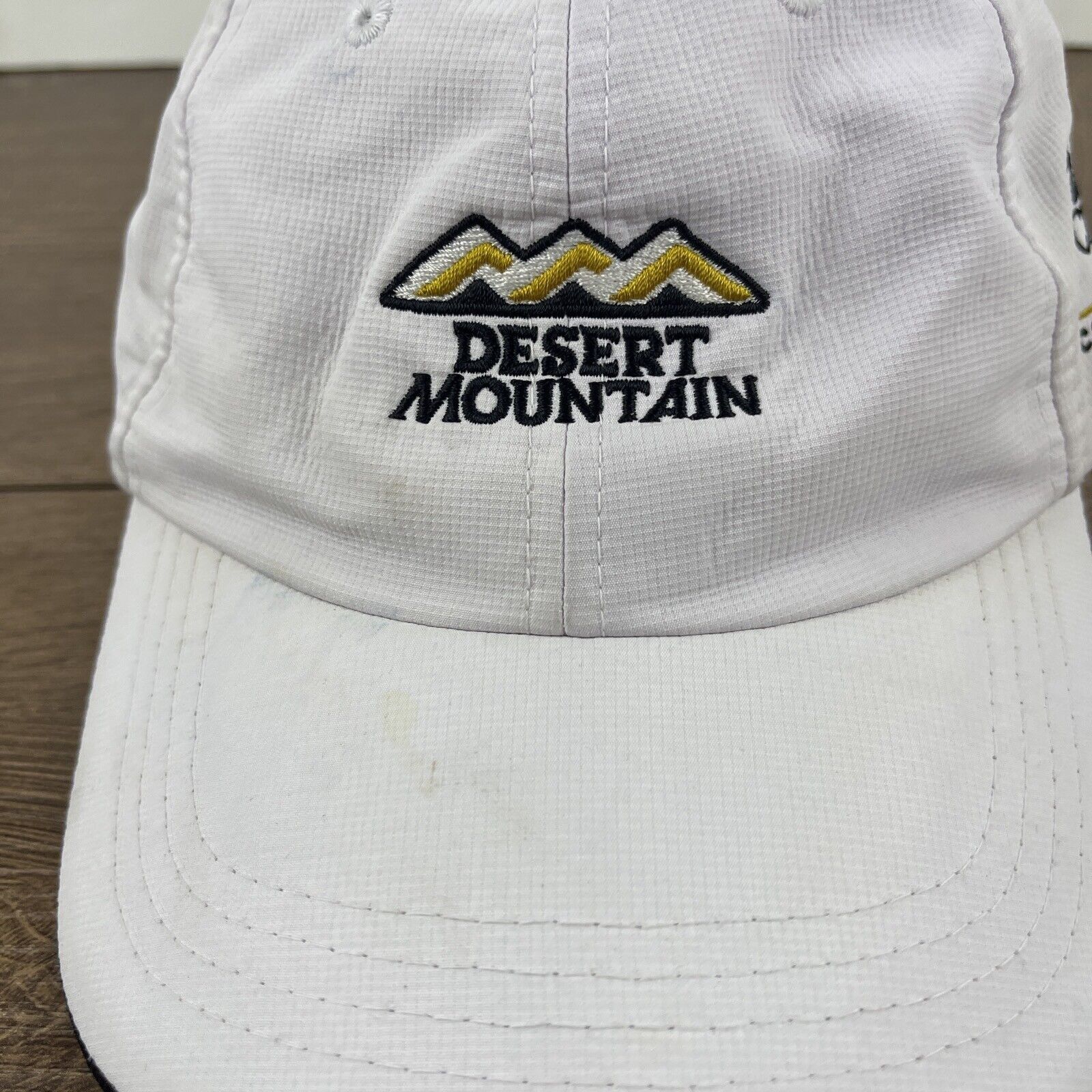 Other Desert Mountain Hat White Hat Adjustable Adult Size Hat Cap Size ONE SIZE - 6 Thumbnail