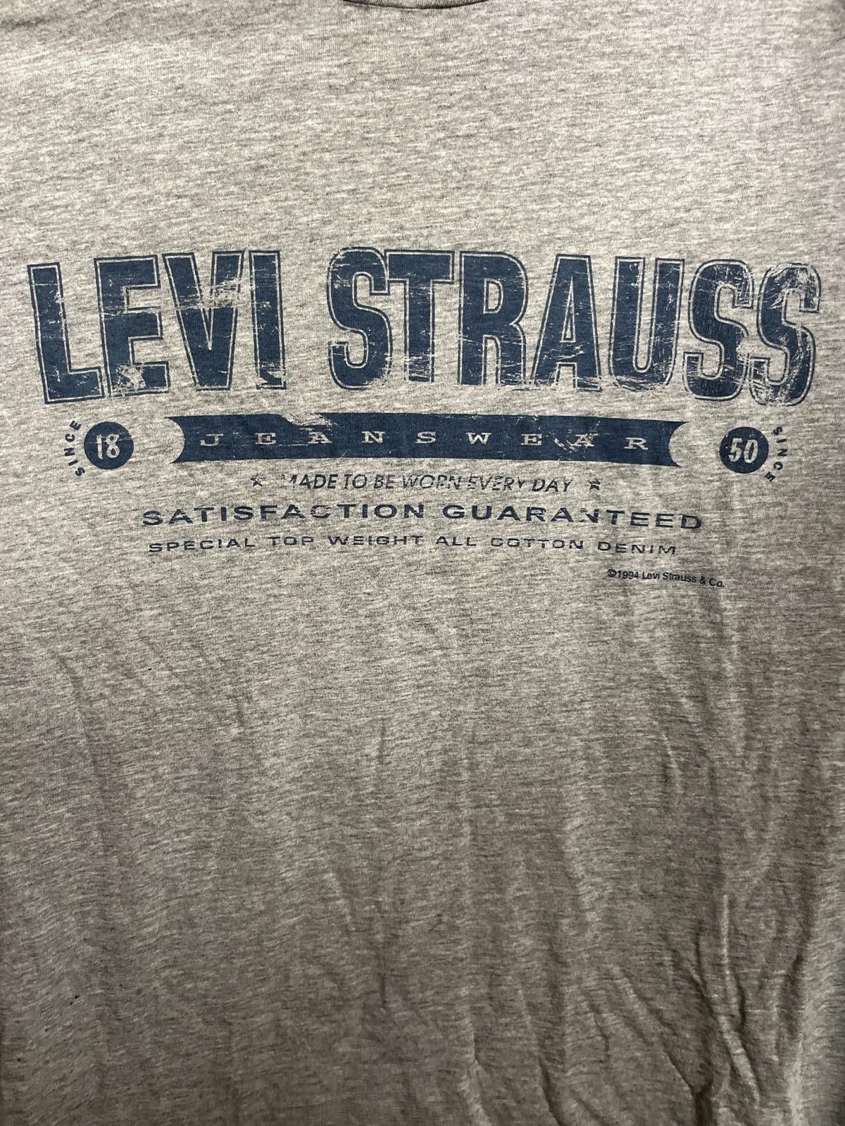 Designer VTG Levi Strauss T-shirt Made to Be Worn Every Day 1994 S/M Size US S / EU 44-46 / 1 - 3 Thumbnail