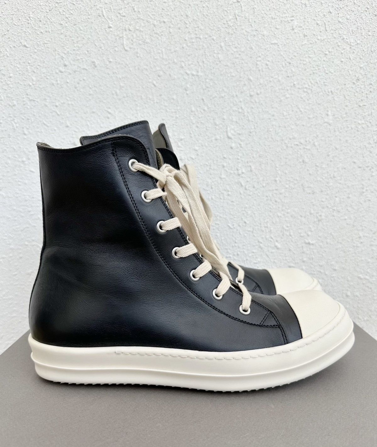 Rick Owens DRKSHDW x Converse High-Top Black & White Leather