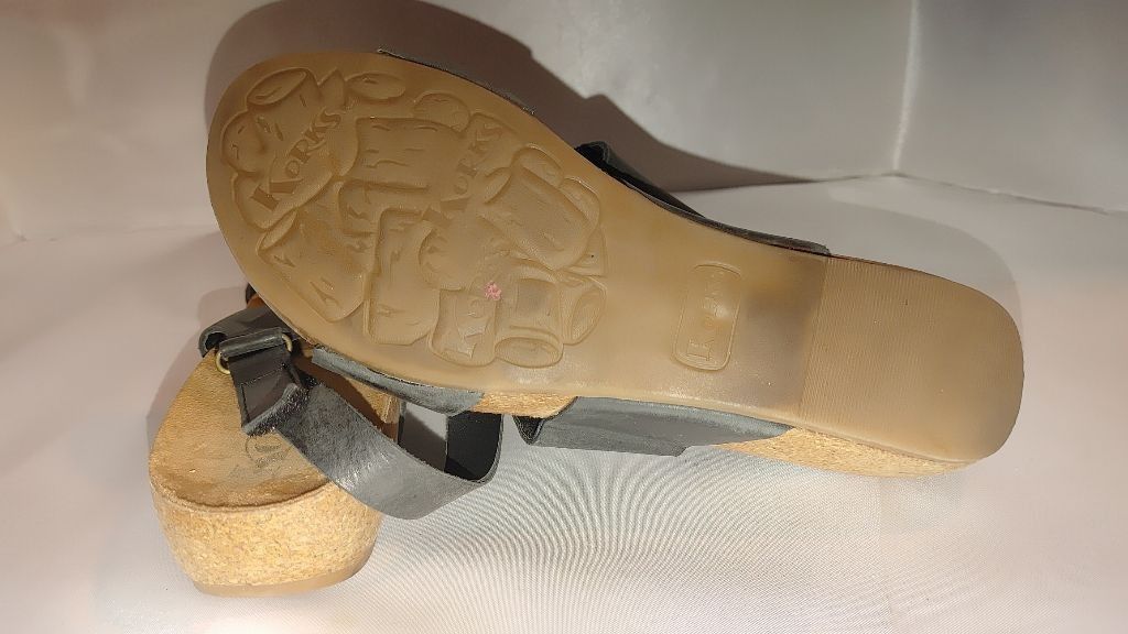 Kork-Ease Korks Yanidel Leather Wedge Sandal Size 9M Size US 9 / IT 39 - 8 Thumbnail