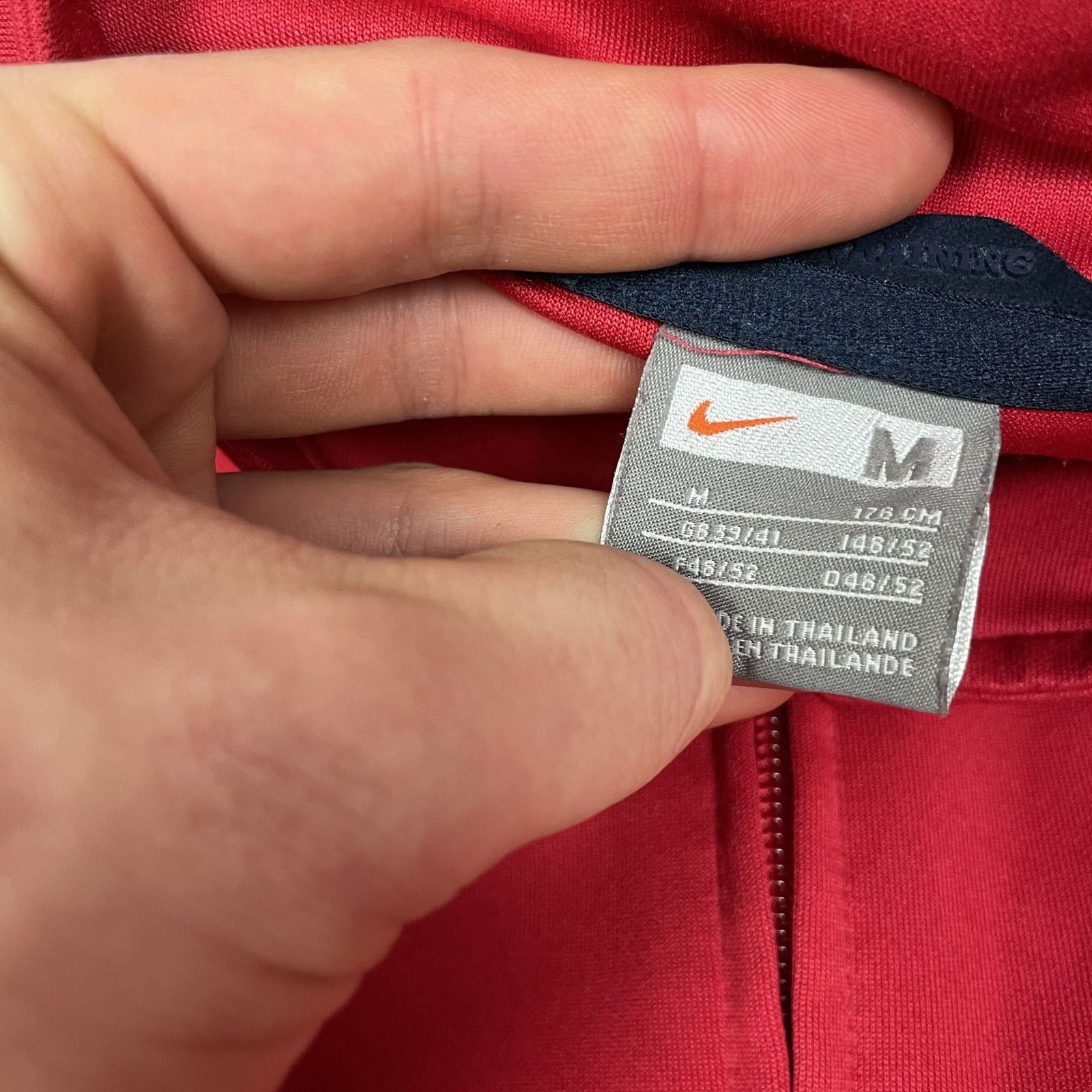 Nike × Vintage Nike Men's Red Mahroon Arsenal F.C. Football Jacket Medium Size US M / EU 48-50 / 2 - 9 Thumbnail