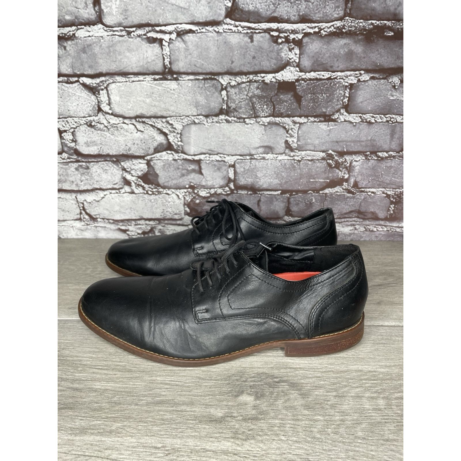 Rockport Rockport Trutech Black Leather Oxfords Brown Casual Shoes Me Size US 10 / EU 43 - 16 Thumbnail