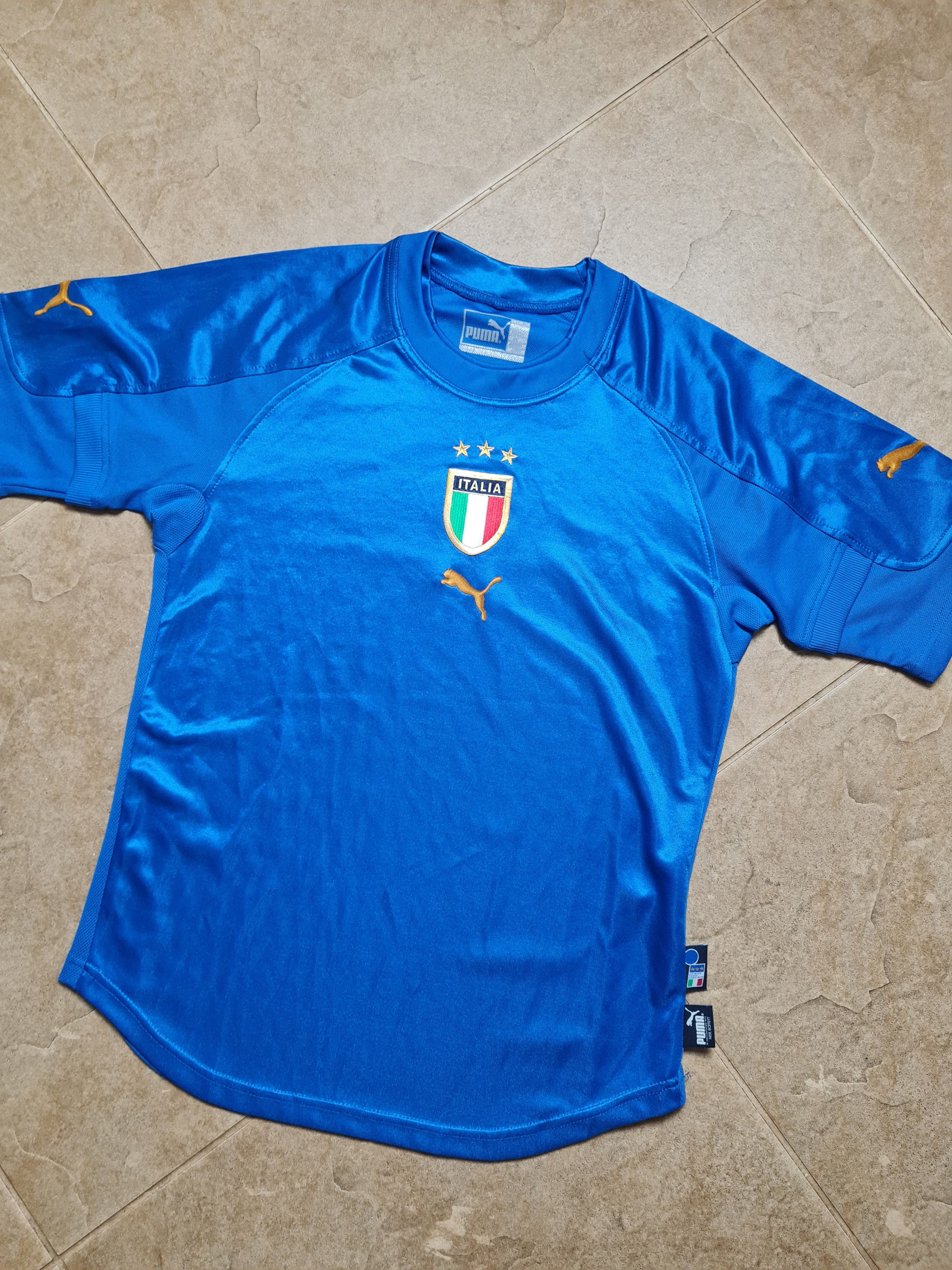 Puma Italy 2004-2006 Home Football Shirt PumaTrikot Maglia Size US XS / EU 42 / 0 - 2 Thumbnail