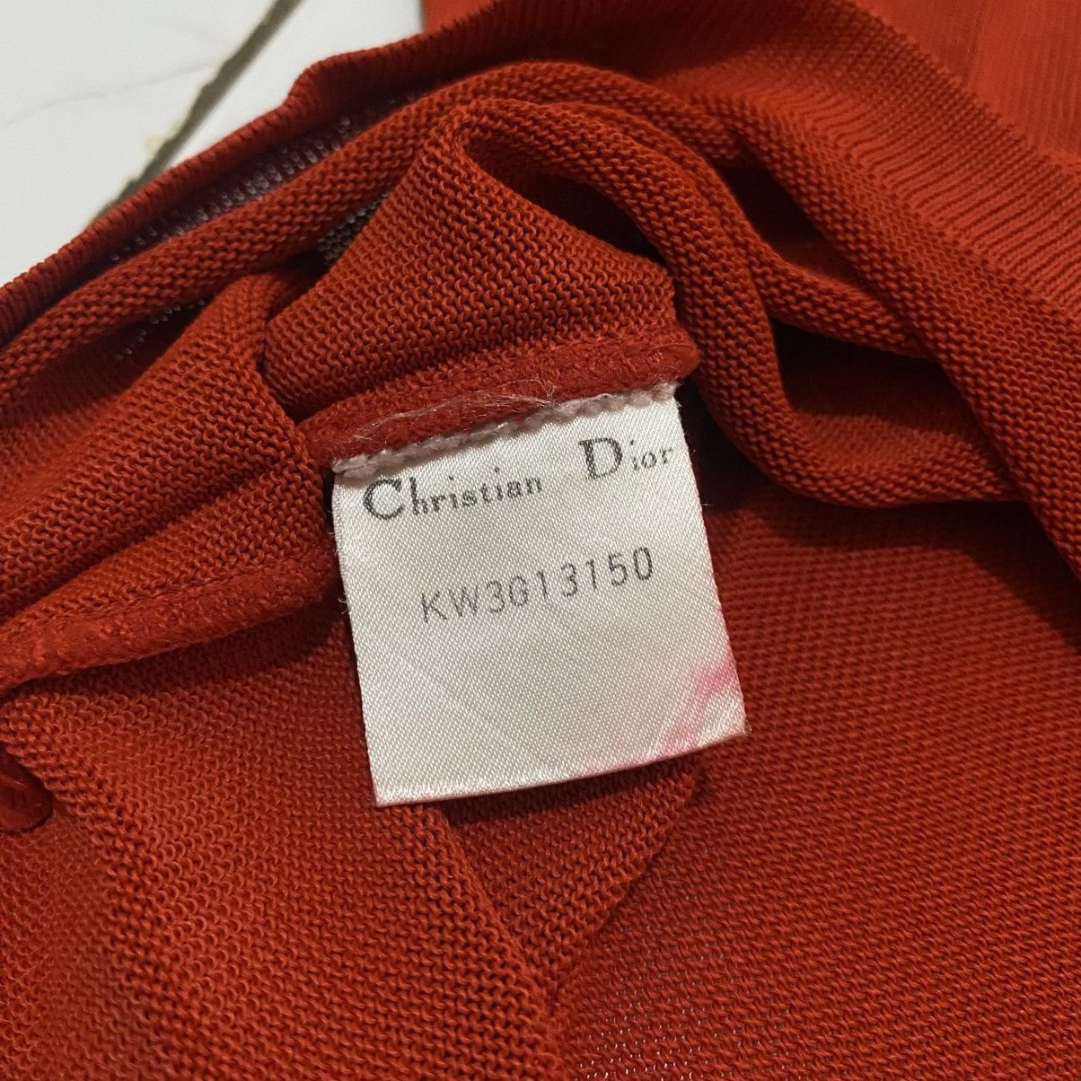 Christian Dior Monsieur Vtg 90s Christian Dior Rayon Knit Longsleeve Size M / US 6-8 / IT 42-44 - 7 Thumbnail