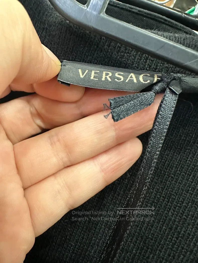 Versace Versace Sheepskin patchwork sweatshirt Size US XS / EU 42 / 0 - 6 Thumbnail
