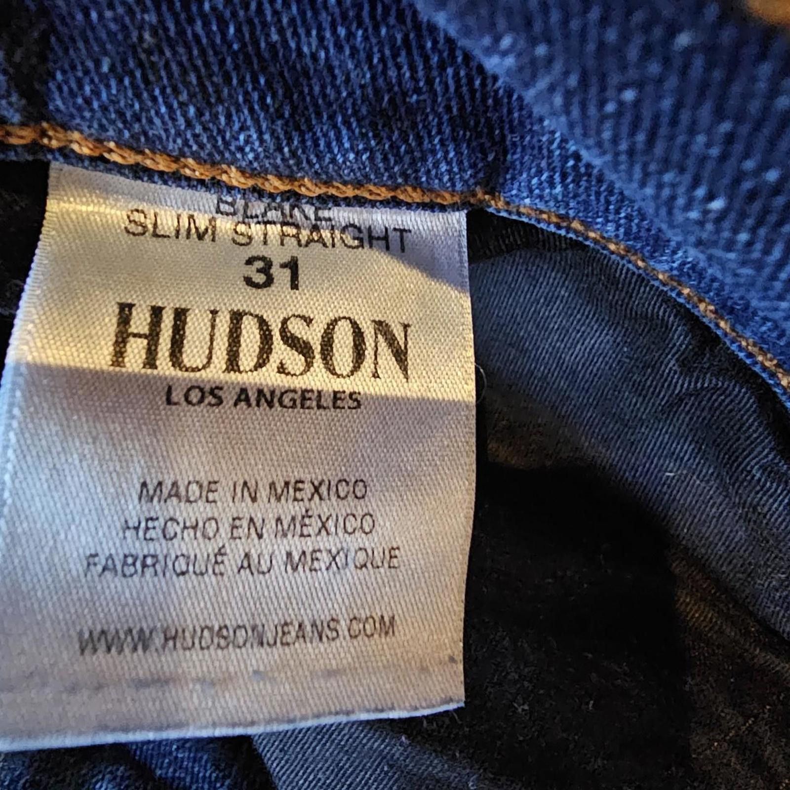 Hudson Hudson Men's Blue Jeans Size US 31 - 4 Thumbnail