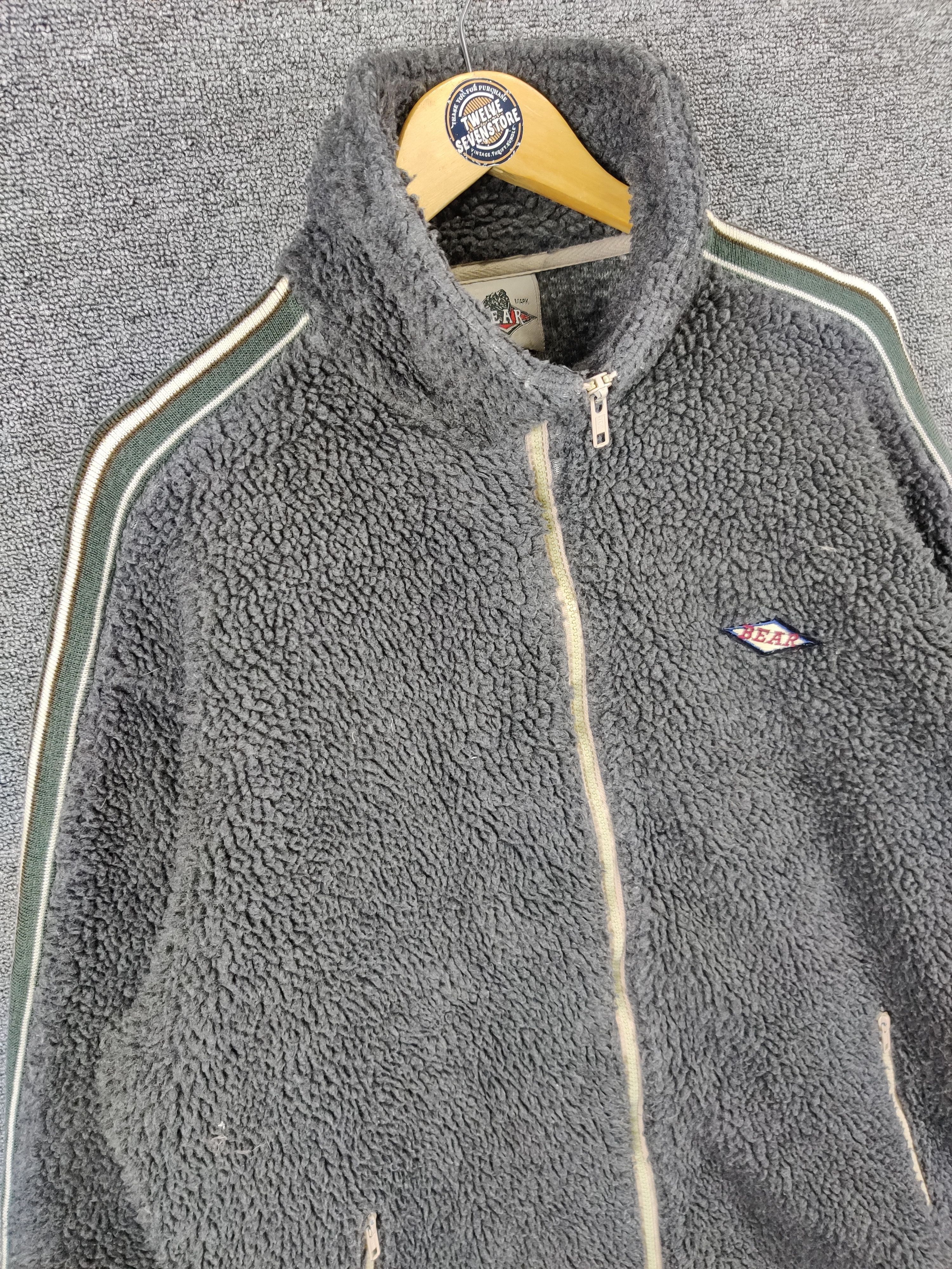 Japanese Brand Vintage Bear Sherpa Deep Pile Zipper Jacket Size US XL / EU 56 / 4 - 7 Thumbnail