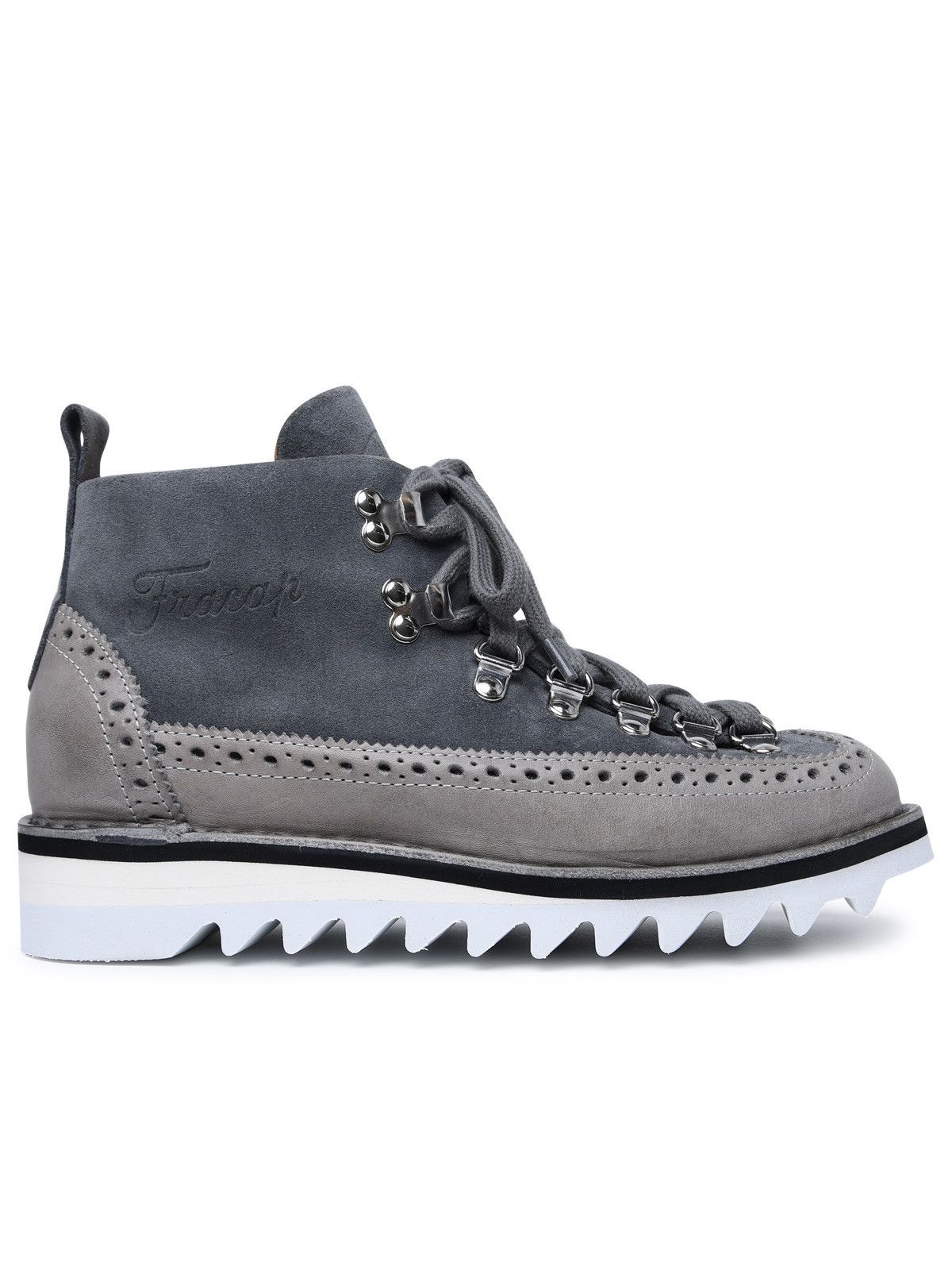 FRACAP 'M130' Grey Leather Boots