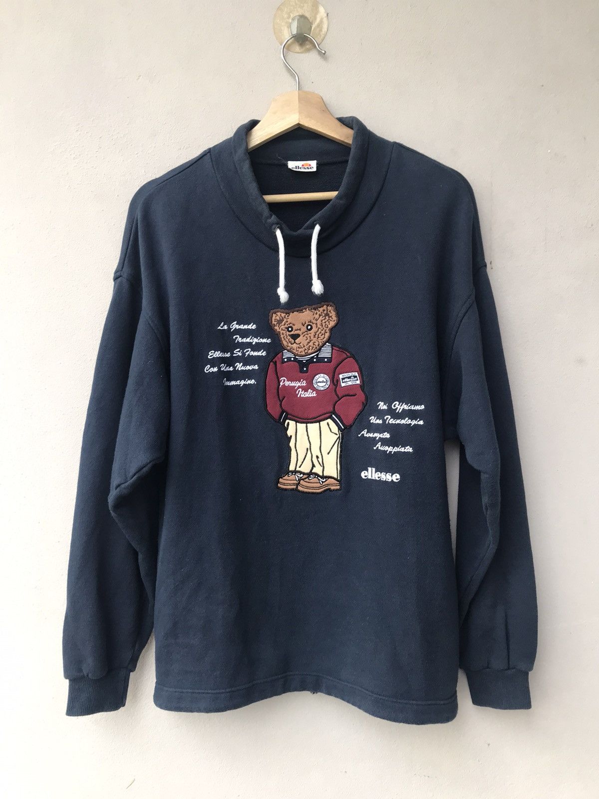 Ellesse Vintage Ellesse Bear Sweatshirts polobear Size US M / EU 48-50 / 2 - 1 Thumbnail