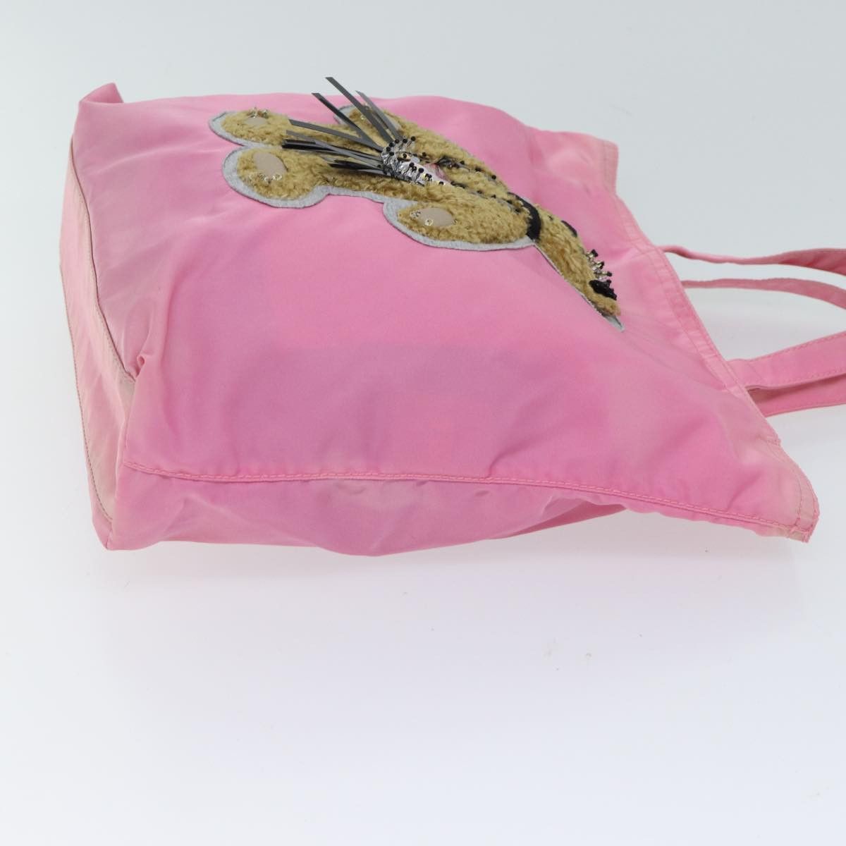 Prada PRADA Hand Bag Nylon Pink Size ONE SIZE - 4 Thumbnail