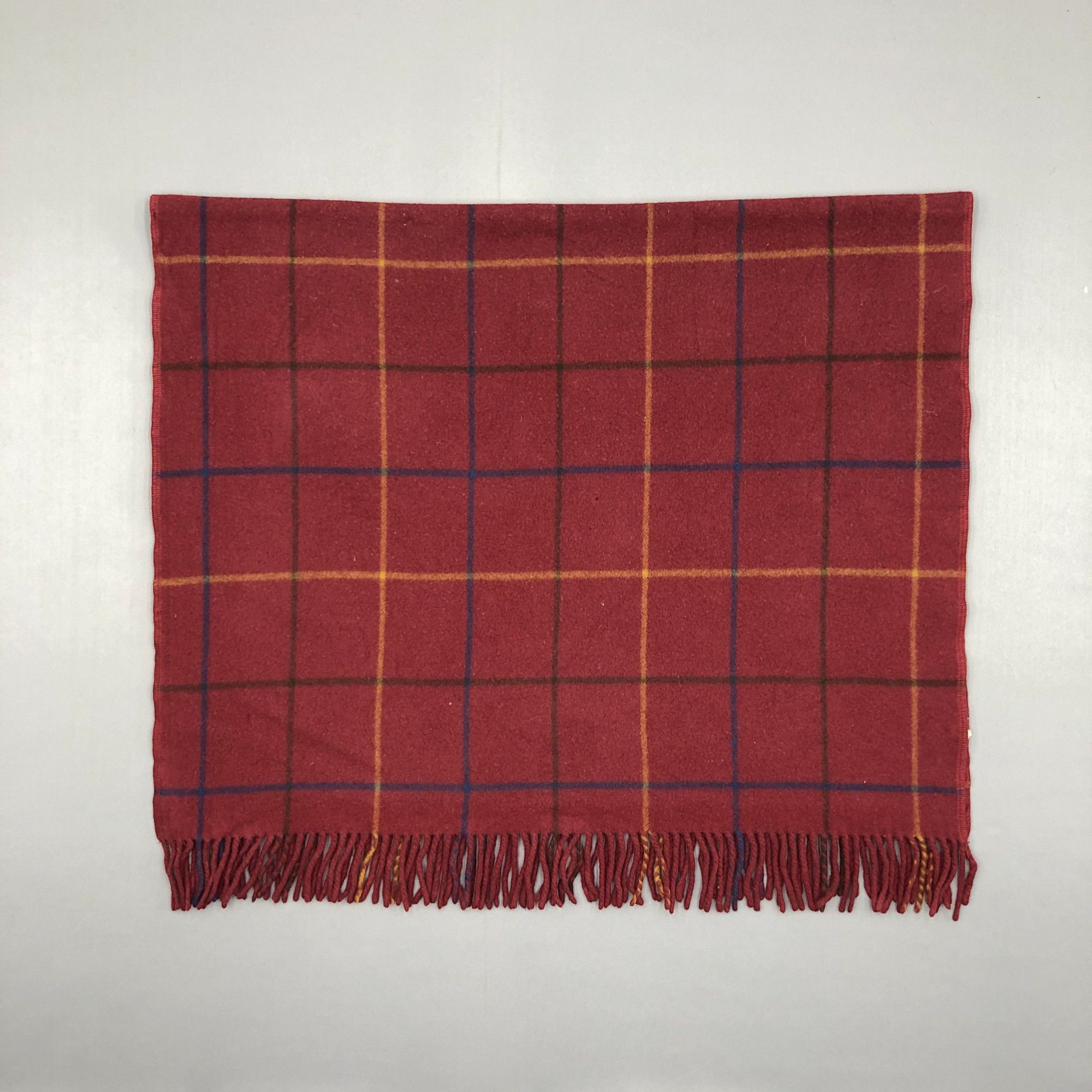 Aquascutum Vintage Aquascutum Scarf Muffler Wool Shawls Wraps Scarves Size ONE SIZE - 8 Thumbnail