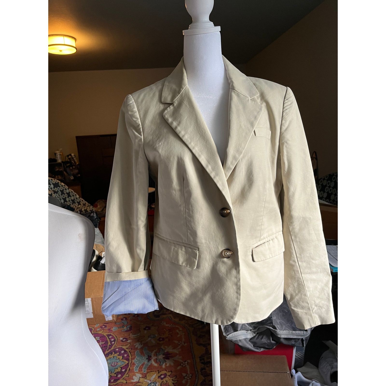 Tommy Hilfiger VINTAGE- Tommy Hilfiger Blazer with lining fold Size L / US 10 / IT 46 - 1 Thumbnail