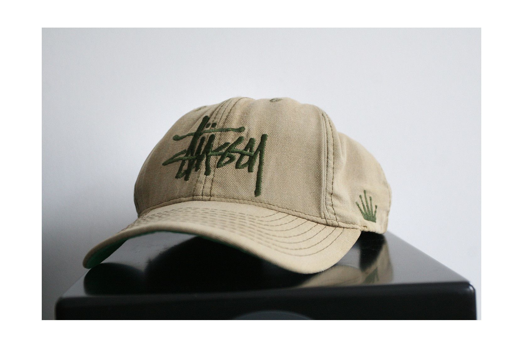 Vintage Vintage 90s Stussy Snapback Hat Cap Made in USA Crown Logo