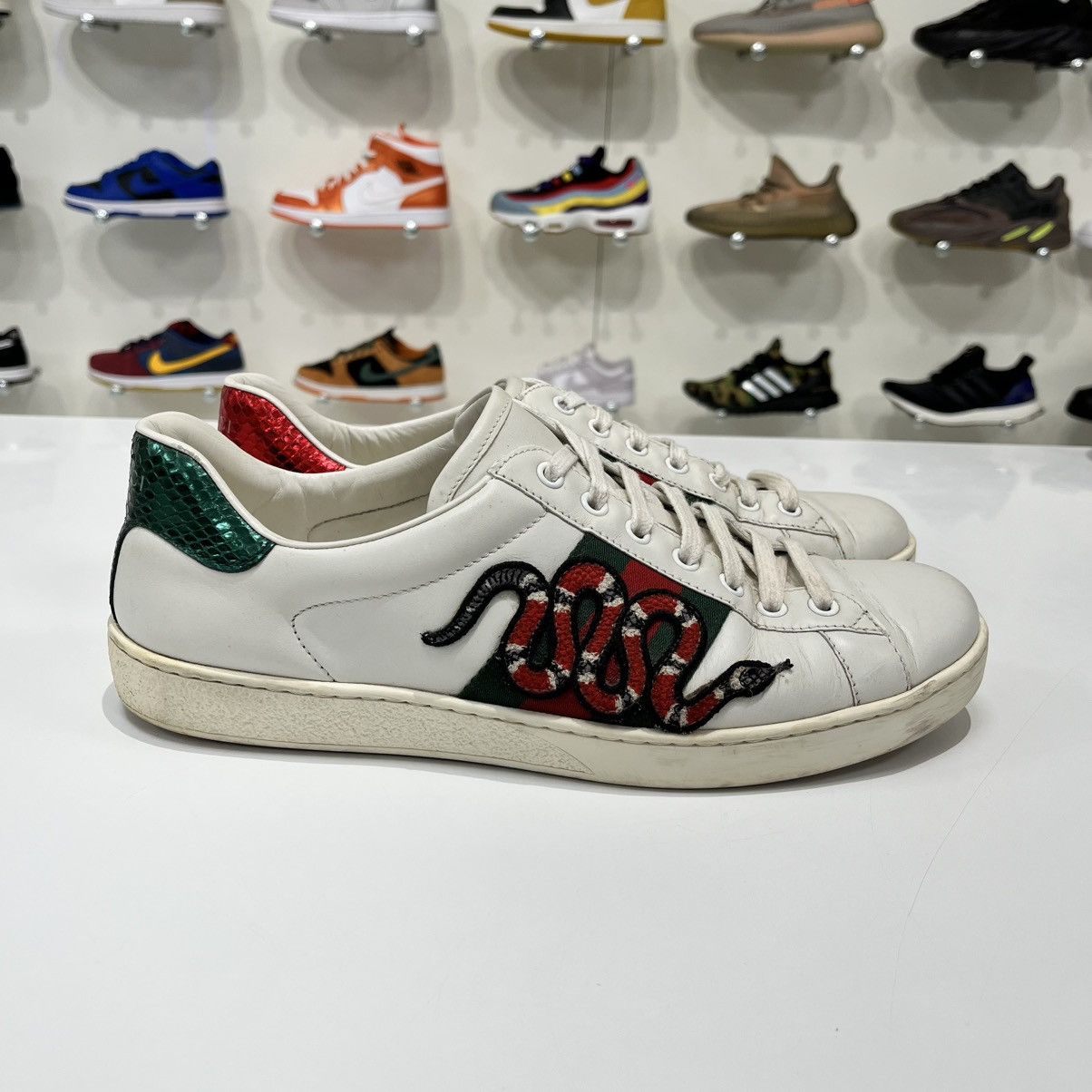 Gucci Gucci Ace Embroidered Snake Size US 8.5 / EU 41-42 - 7 Thumbnail