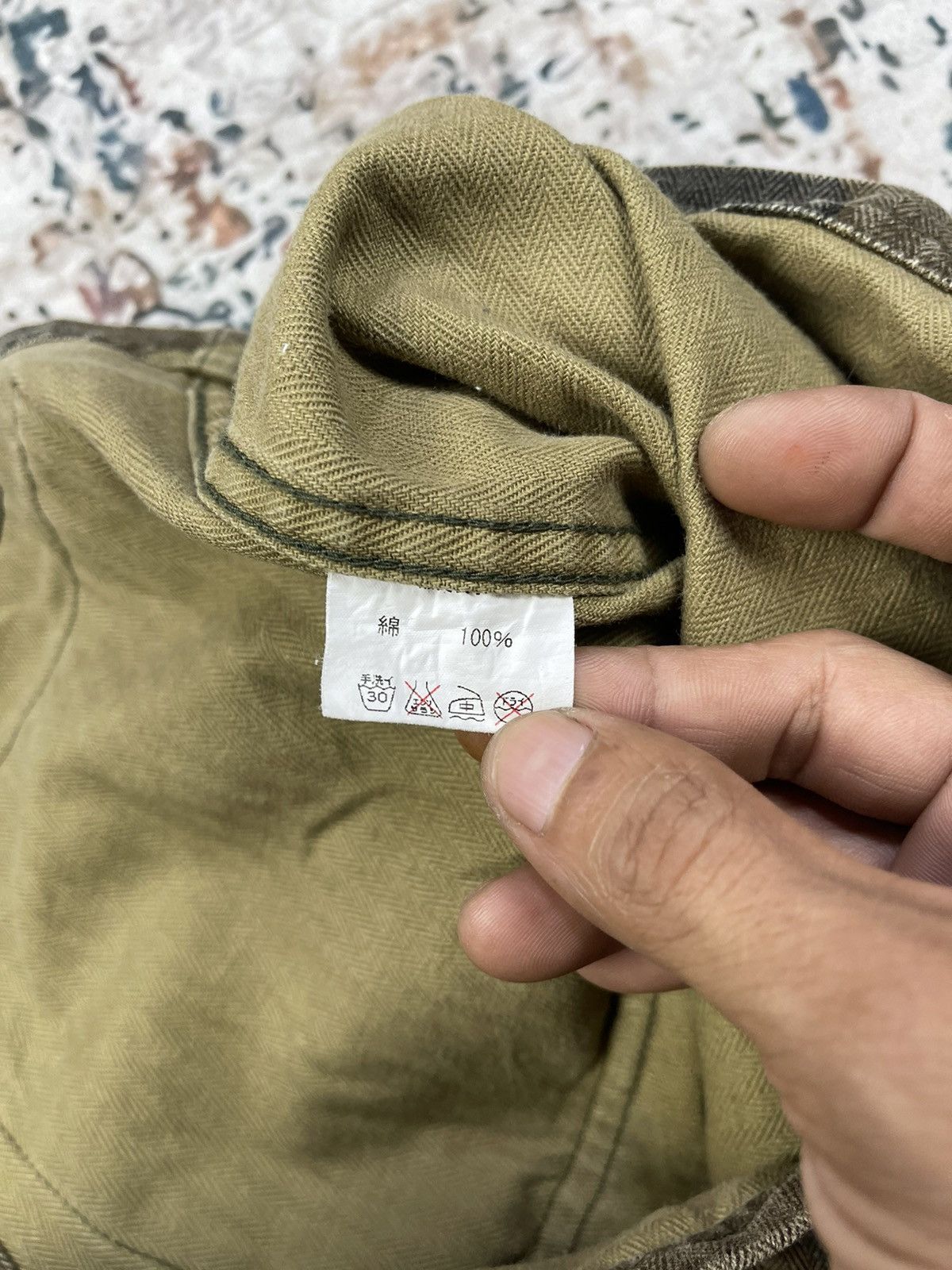 Vintage Arme De Purete Camo Harringbone Twill Survival Vest Size US S / EU 44-46 / 1 - 11 Thumbnail