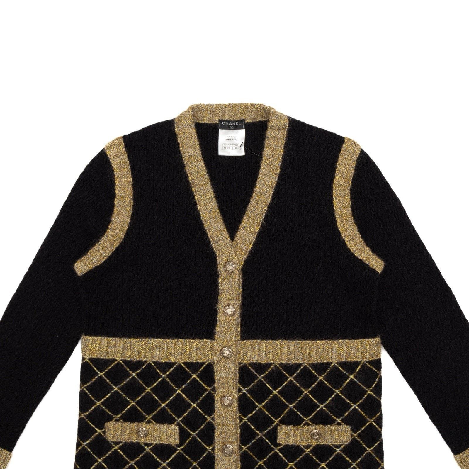 Chanel CHANEL Runway FW15 Brasserie Silk Cashmere 15K Cardigan FR42 Size M / US 6-8 / IT 42-44 - 6 Thumbnail