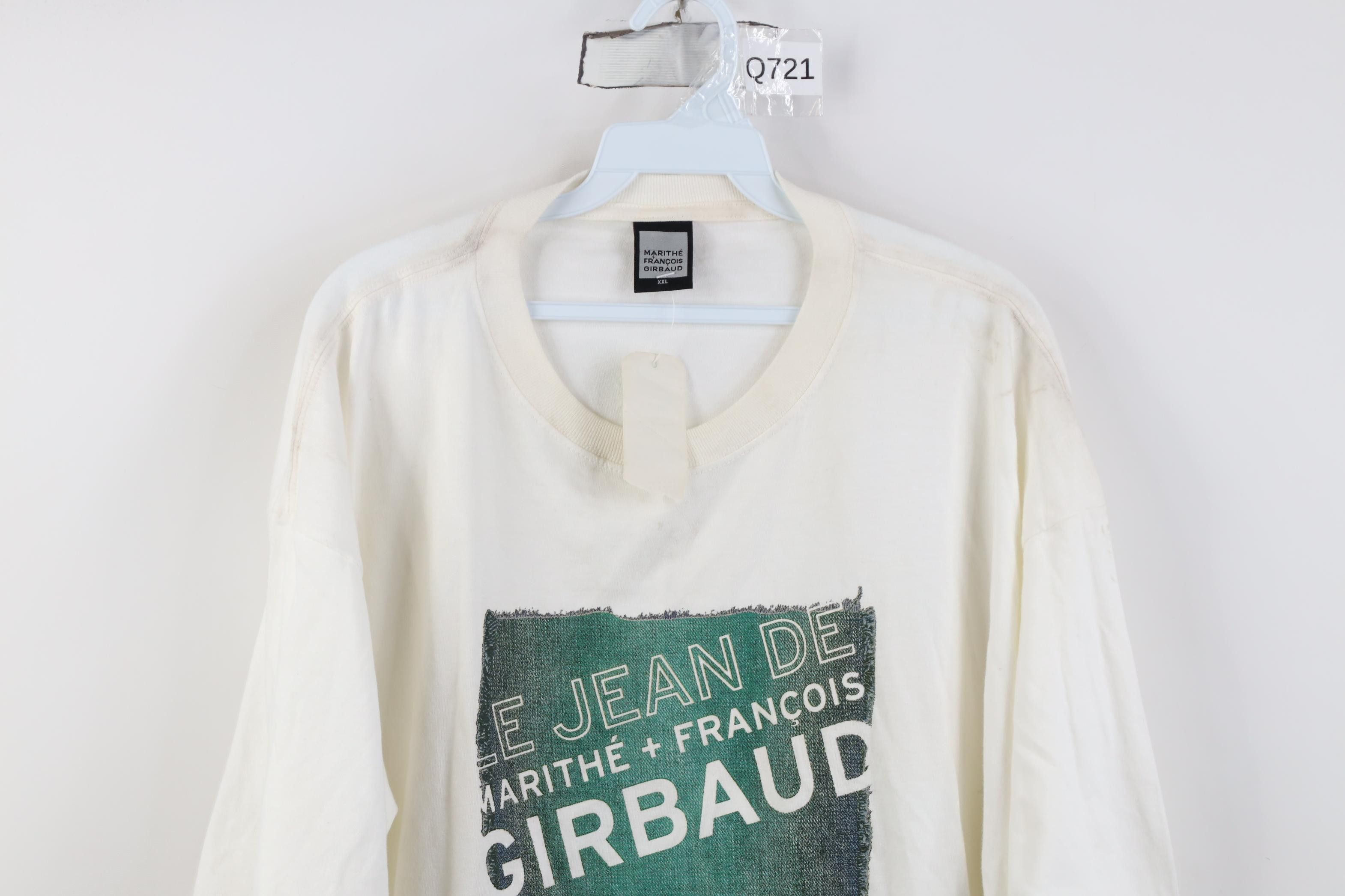 Marithe + Francois Girbaud Deadstock Vintage 90s Marithe Francois Girbaud Box T-Shirt Size US XXL / EU 58 / 5 - 2 Thumbnail
