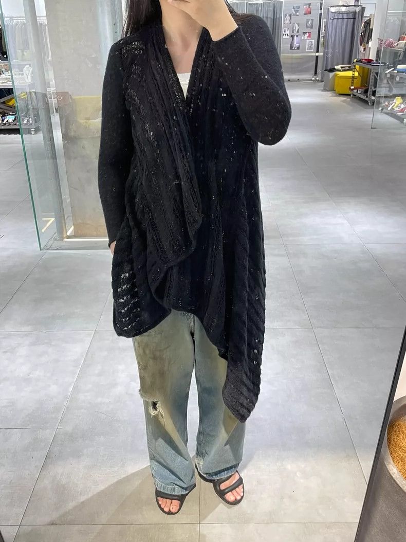 Helmut Lang HELMUT LANG sizeP Special knit sweater coat Size S / US 4 / IT 40 - 3 Thumbnail