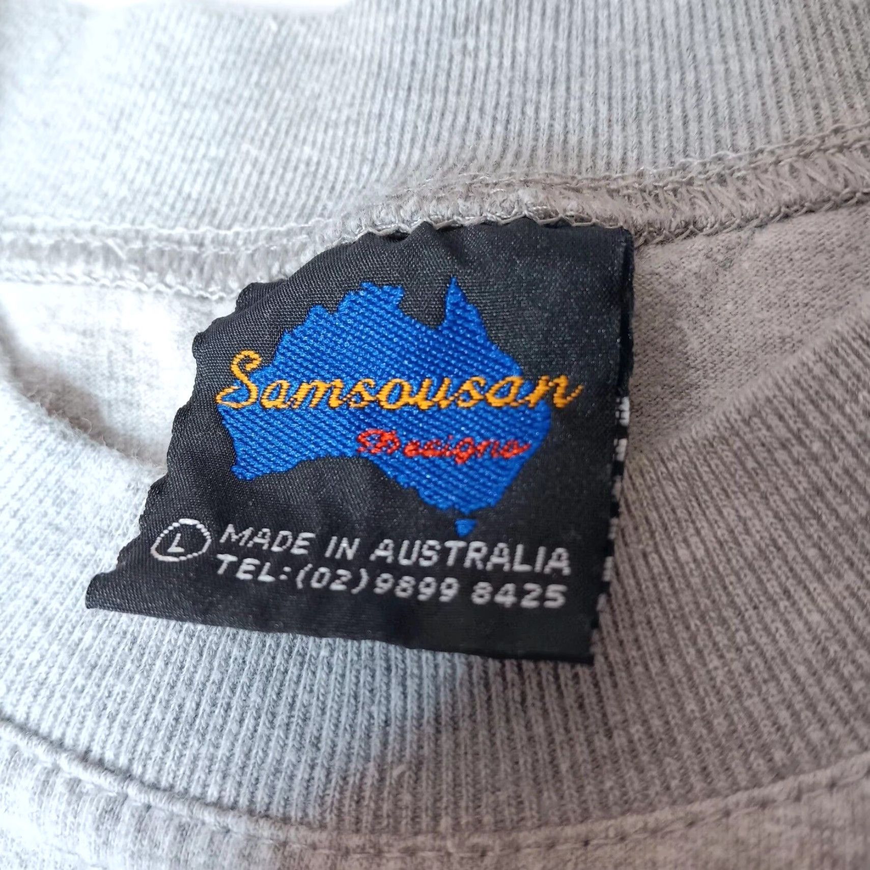 Vintage VINTAGE Samsousan Sydney Australia Mens L T Shirt Gray Skyline Travel Graphic Print Crew Neck Short Sleeve Cotton Knit Australia GT Size US L / EU 52-54 / 3 - 5 Thumbnail