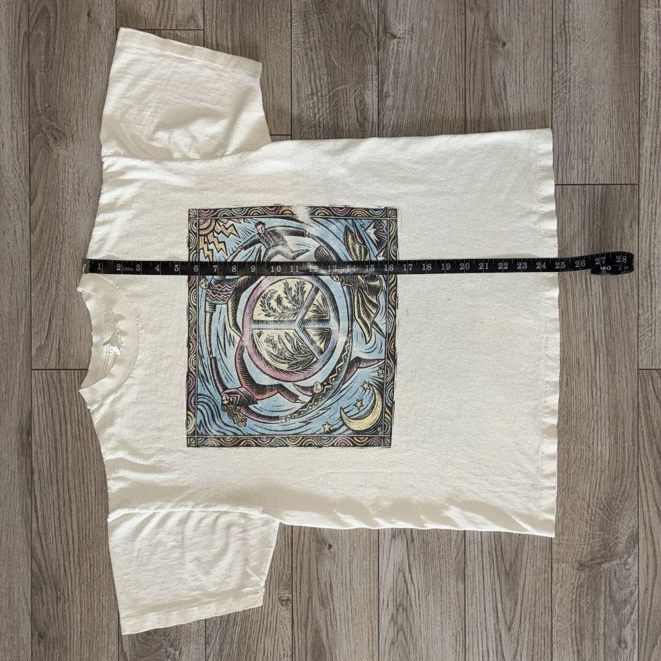 Other world peace sign art tee shirt human-i-tees Size US M / EU 48-50 / 2 - 5 Thumbnail