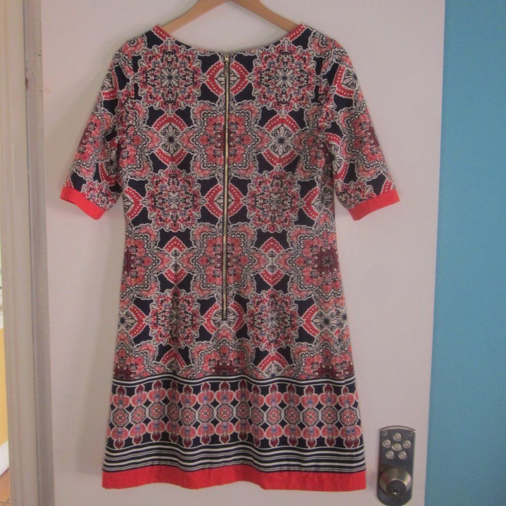 Other Eliza J Floral Print Dress in Navy & Red Size 8 Size M / US 6-8 / IT 42-44 - 4 Thumbnail