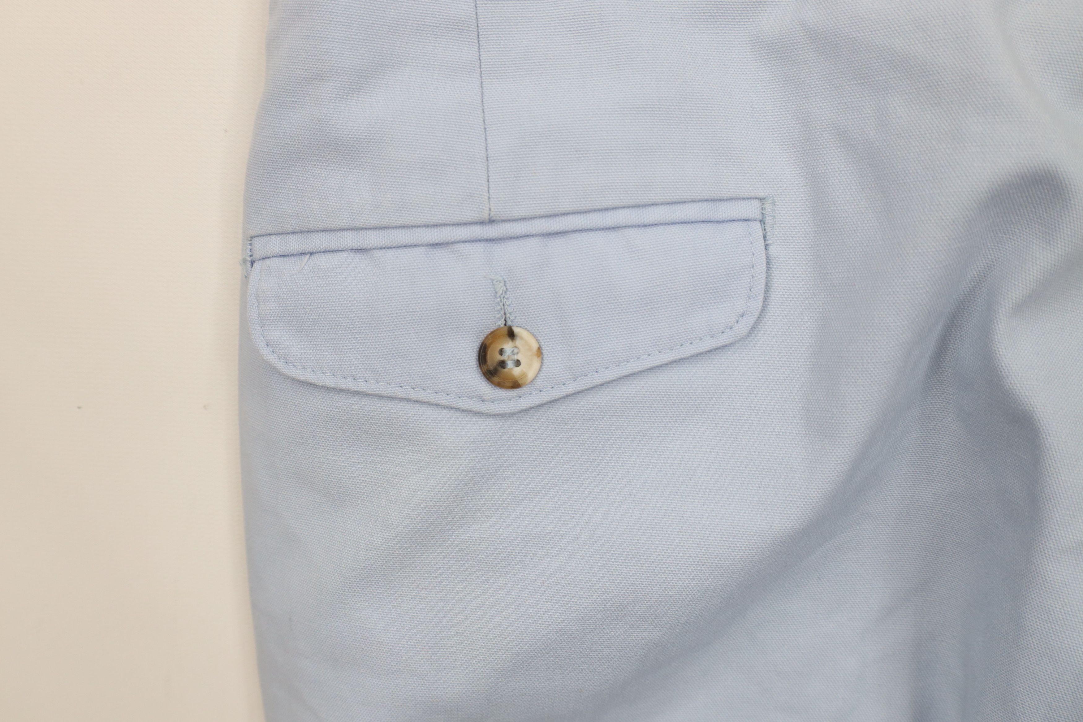 Vintage Vintage 70s Streetwear Wide Leg Chino Pants Carolina Blue Size US 34 / EU 50 - 13 Thumbnail