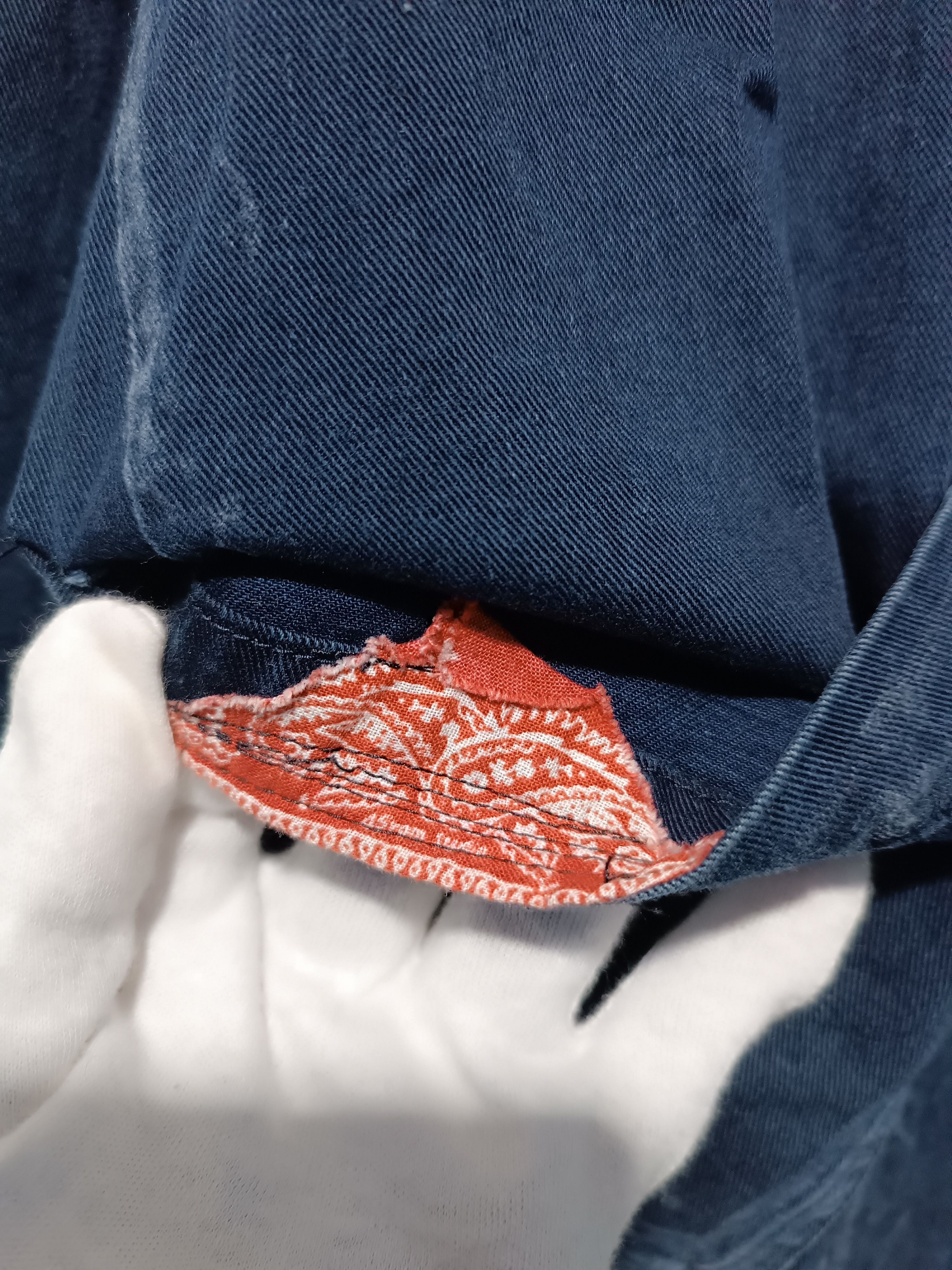 45rpm 45rpm Double Breasted Distressed Indigo Dyed Cotton Size US L / EU 52-54 / 3 - 11 Thumbnail