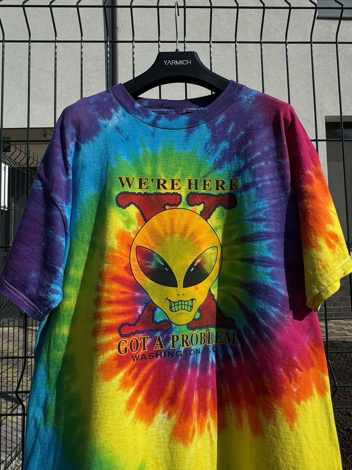 Band Tees Vintage Alien Workshop Invading Washington USA Tee Size US XL / EU 56 / 4 - 3 Thumbnail
