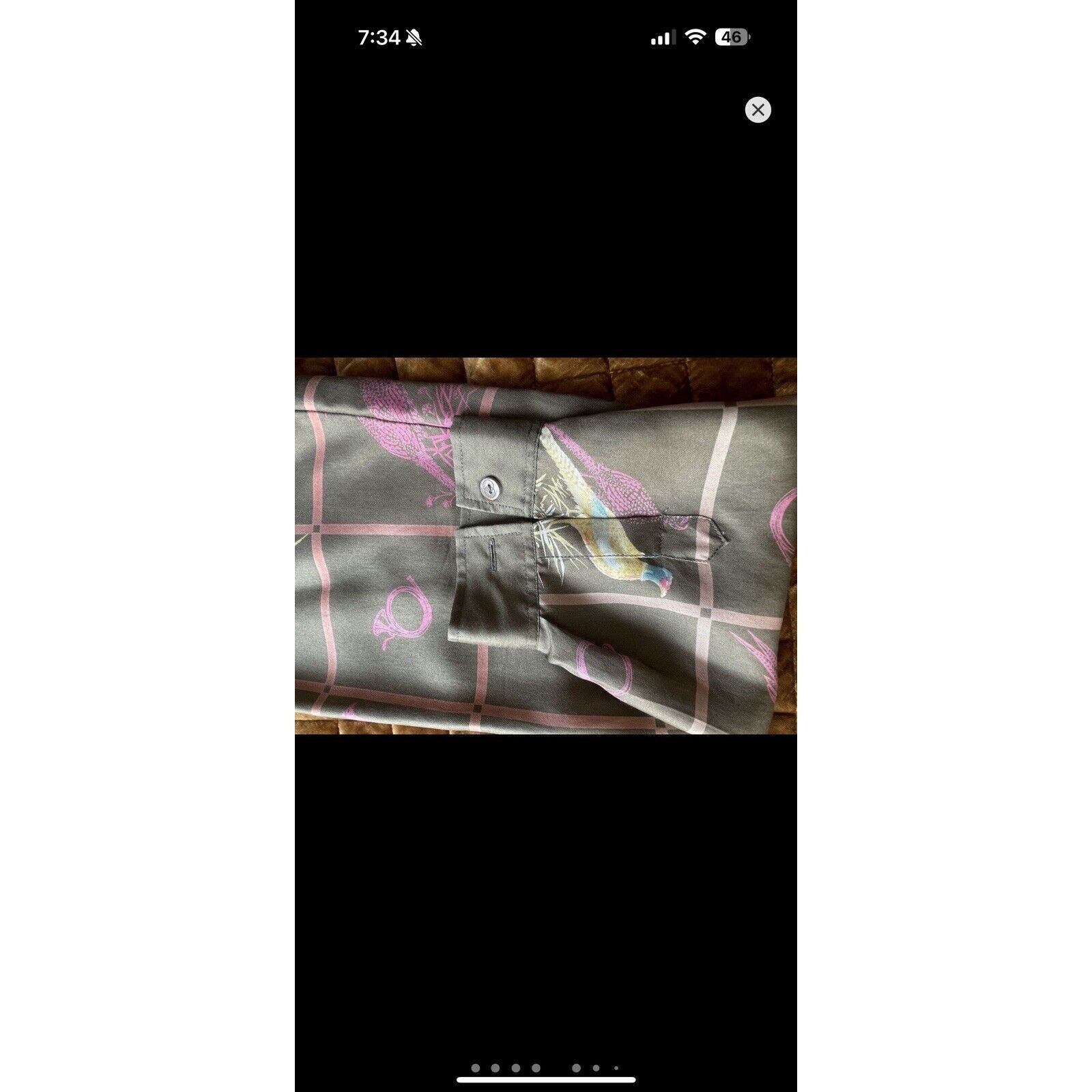 Gucci RARE 70s VINTAGE GUCCI 100% SILK SHIRT W NECK TIE Size US S / EU 44-46 / 1 - 11 Thumbnail