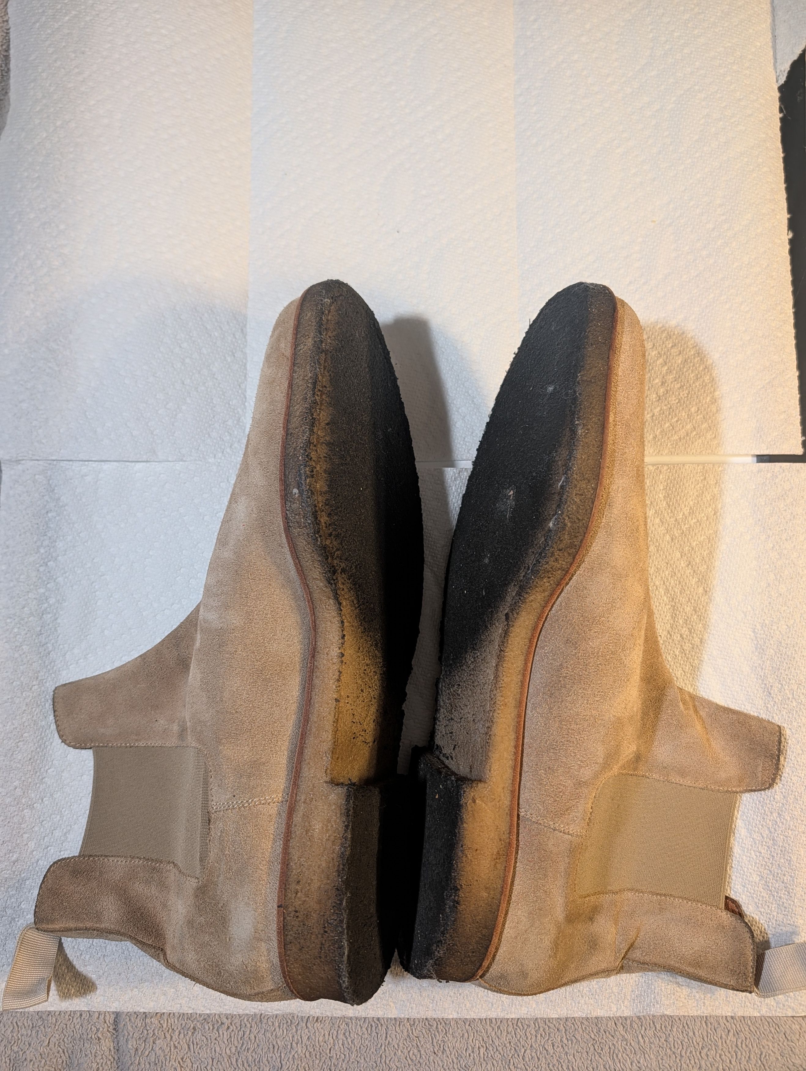 Common Projects Common Projects Chelsea Boots | Sand Suede | Well-Maintained Size US 13 / EU 46 - 4 Thumbnail
