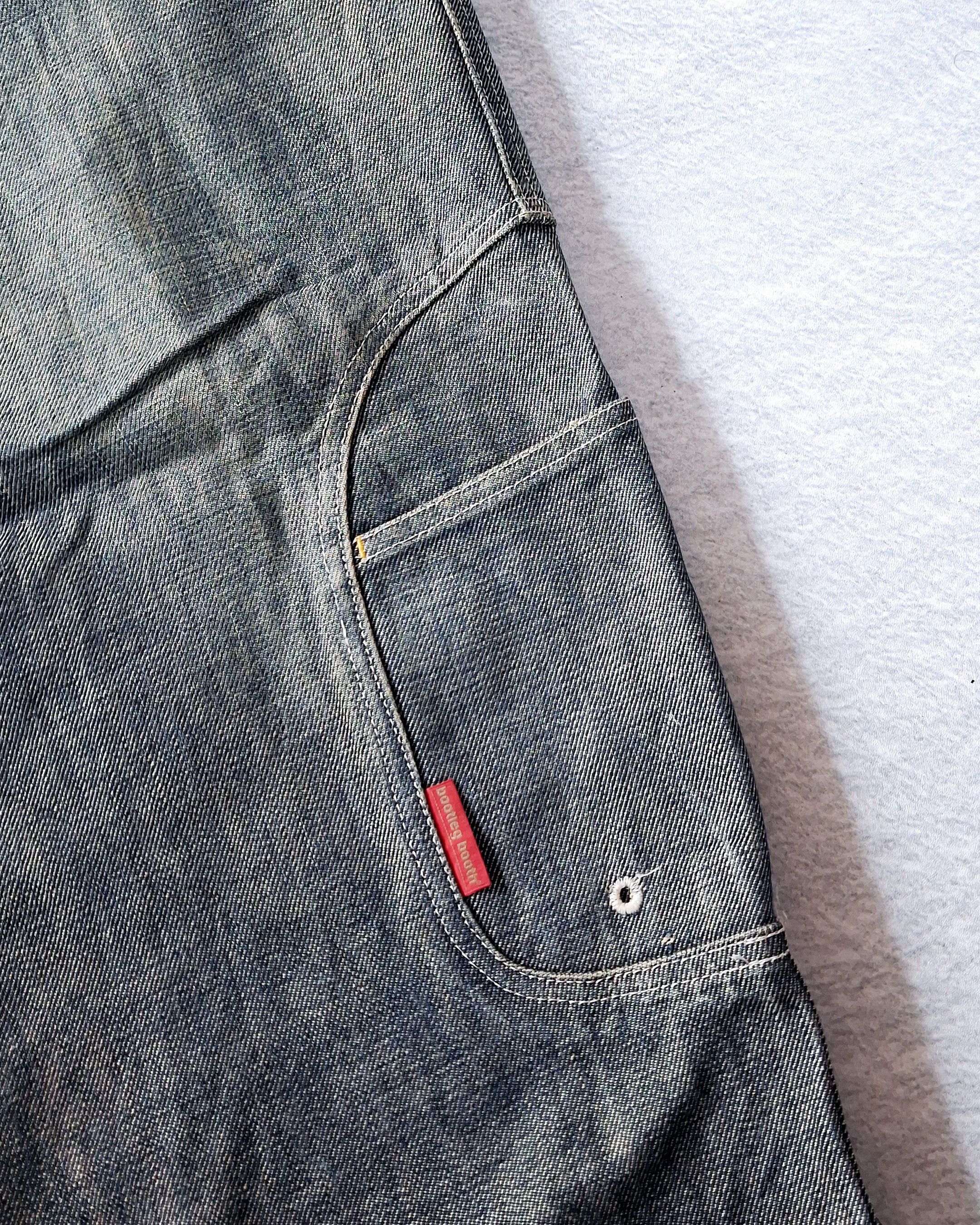 Japanese Brand BOOTLEGBOOTH DENIM PANTS BAGGY STYLE MULTIPOCKET Size US 34 / EU 50 - 3 Thumbnail