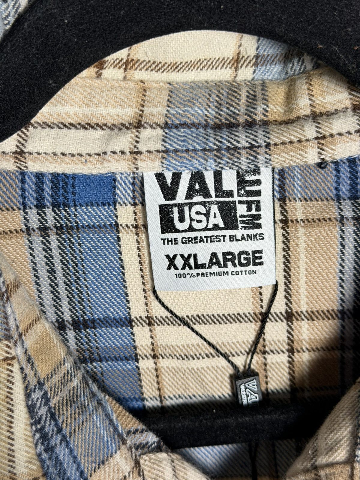 Vale Vale Forever Skyfall Flannel 'Cream/Blue’ Size US XXL / EU 58 / 5 - 4 Thumbnail