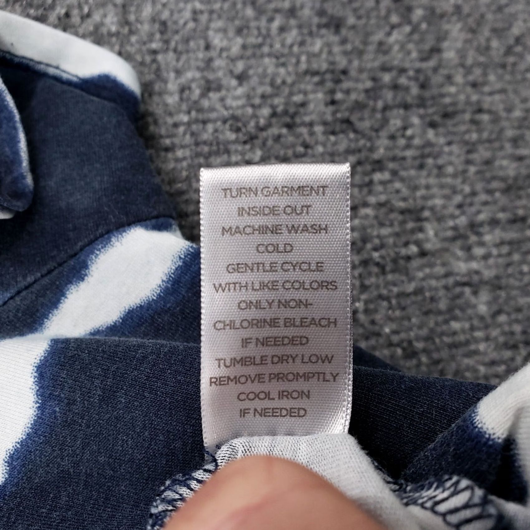 Avenue Avenue T-Shirt Womens 26W Plus Blue Life Is Better With Flip Flops Striped Tee Size 4XL / US 24-26 - 5 Thumbnail