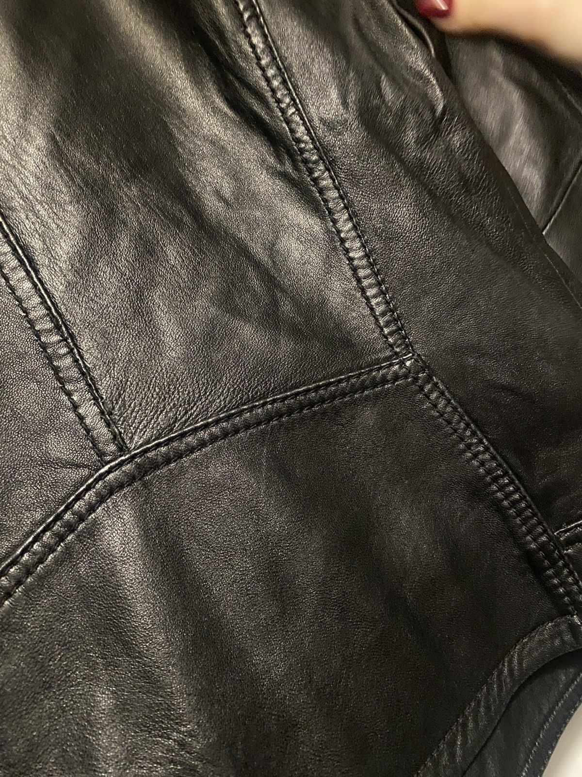 Dolce & Gabbana Dolce & gabbana luxury biker lamb leather women jacket Size M / US 6-8 / IT 42-44 - 15 Thumbnail