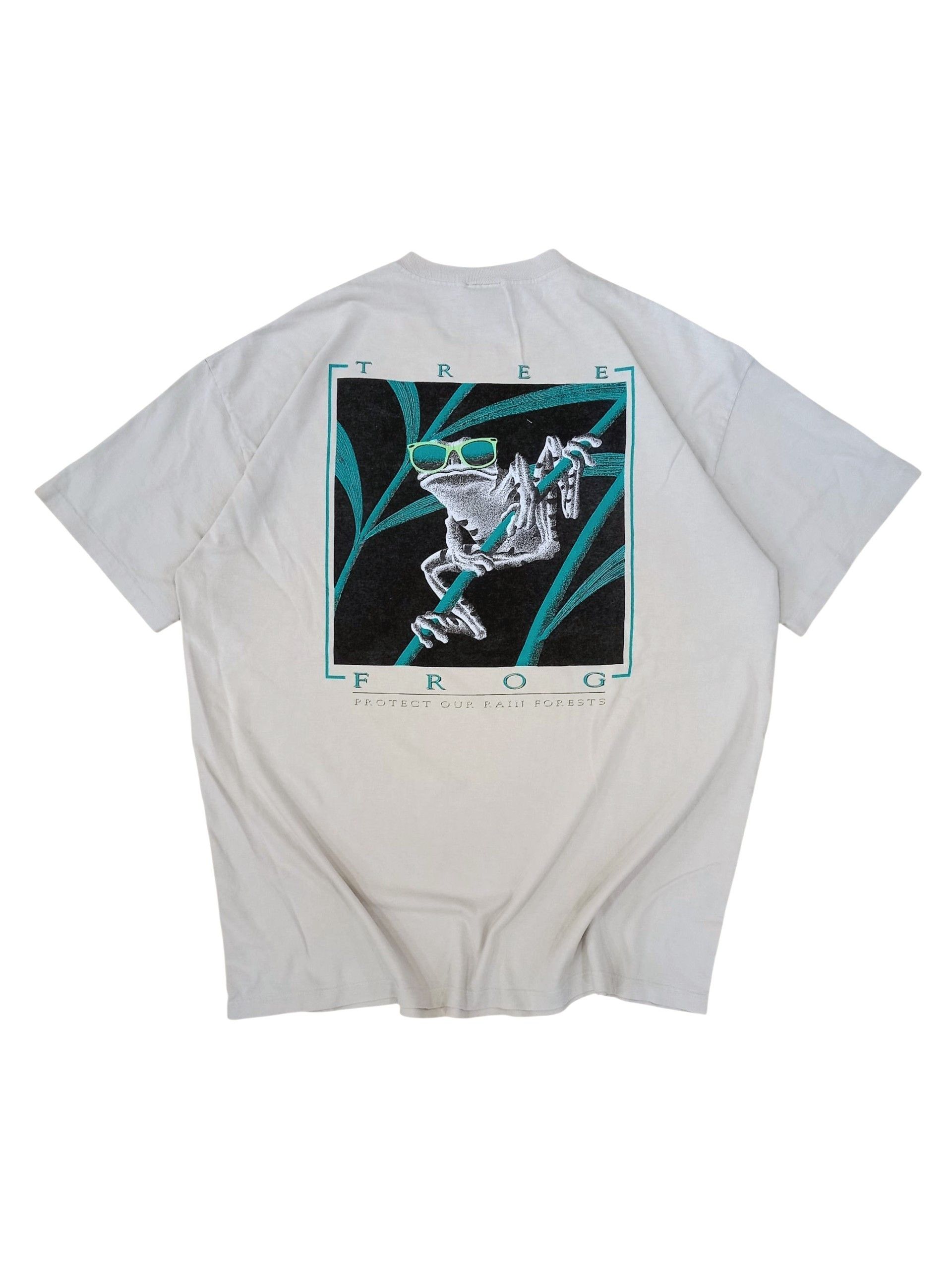 Vintage Rare Vintage 90s Lifeforms Tree Frog Tee Size US XL / EU 56 / 4 - 1 Thumbnail