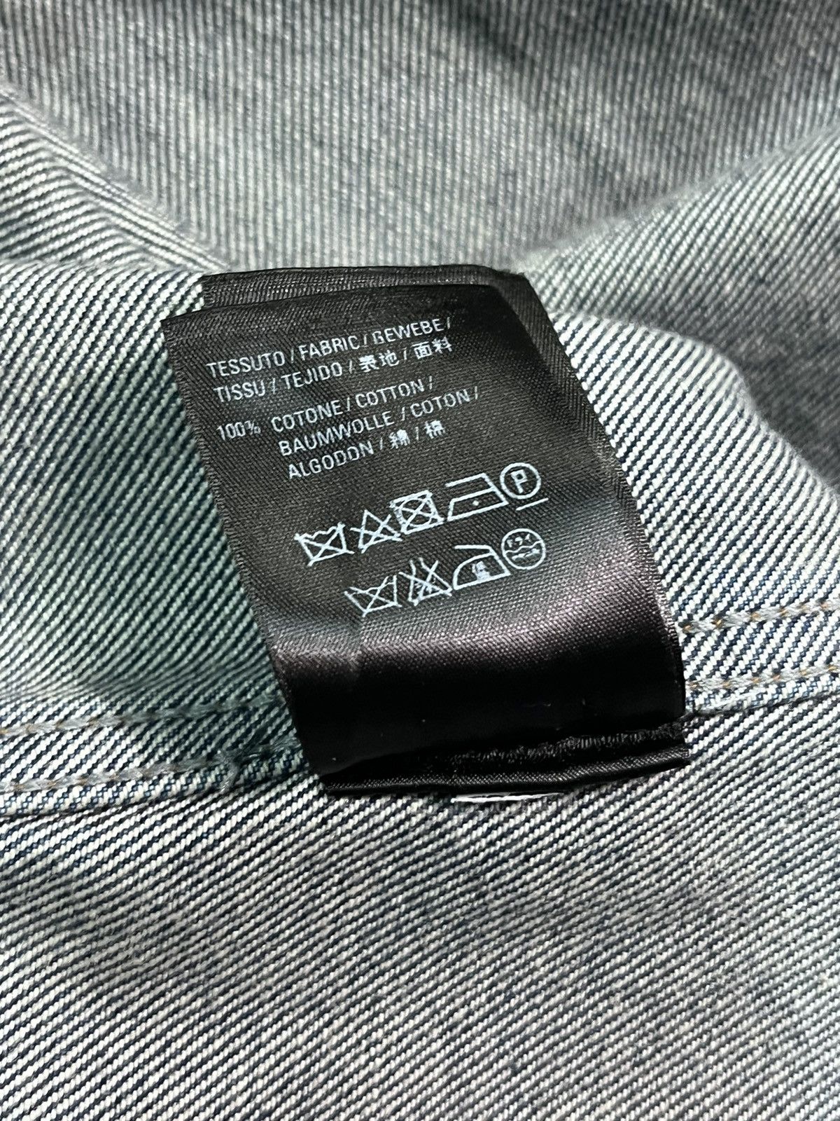 Balenciaga 19SS "YOU ARE THE WORLD" OVERSIZED DENIM JACKET Size US M / EU 48-50 / 2 - 7 Thumbnail