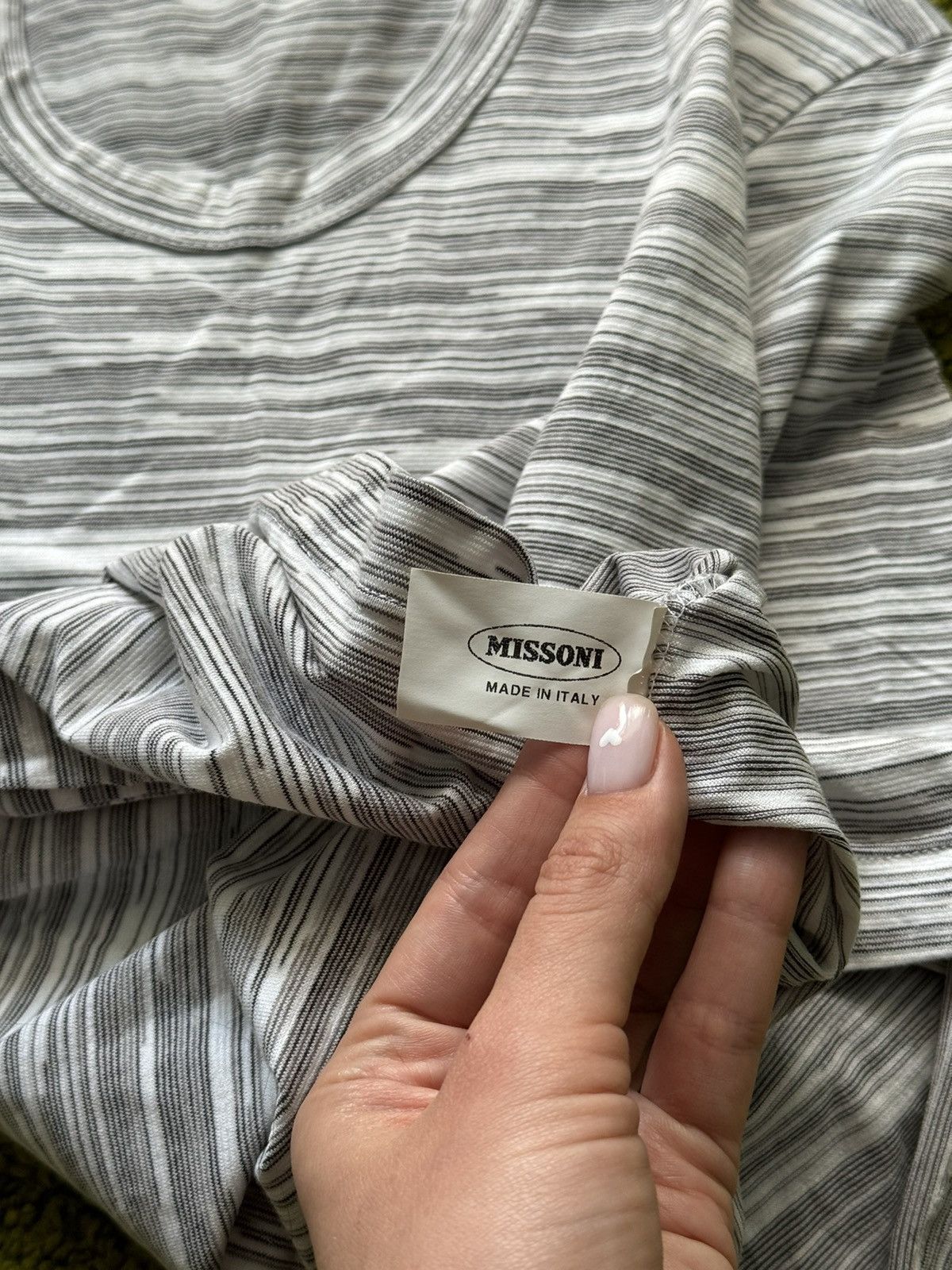 Designer × Missoni × Vintage Missoni 2000s vintage striped t-shirt Size S / US 4 / IT 40 - 4 Thumbnail