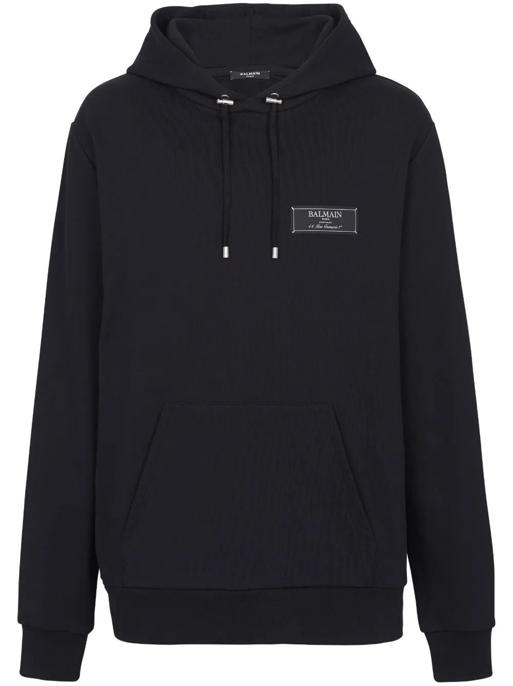 Balmain o1y0426 Logo Hoodie in Black Size US L / EU 52-54 / 3 - 1 Thumbnail