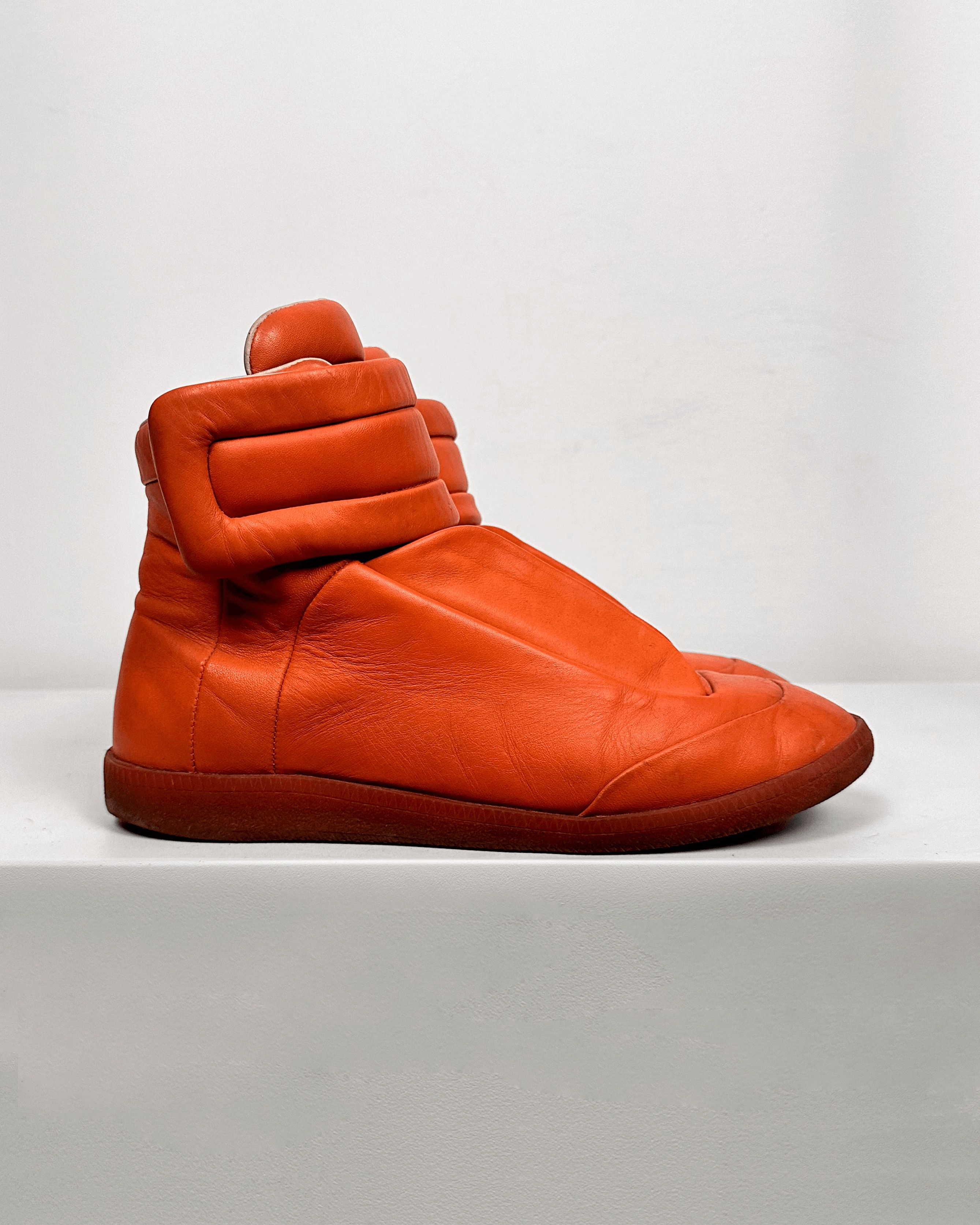 Maison Margiela Maison Margiela Future High Orange Sneakers Size US 9.5 / EU 42-43 - 3 Thumbnail