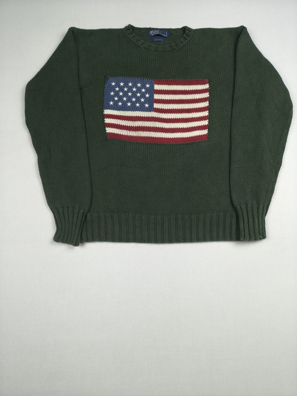 Polo Ralph Lauren Polo Ralph Lauren Flag Sweater (048) Size US M / EU 48-50 / 2 - 1 Thumbnail