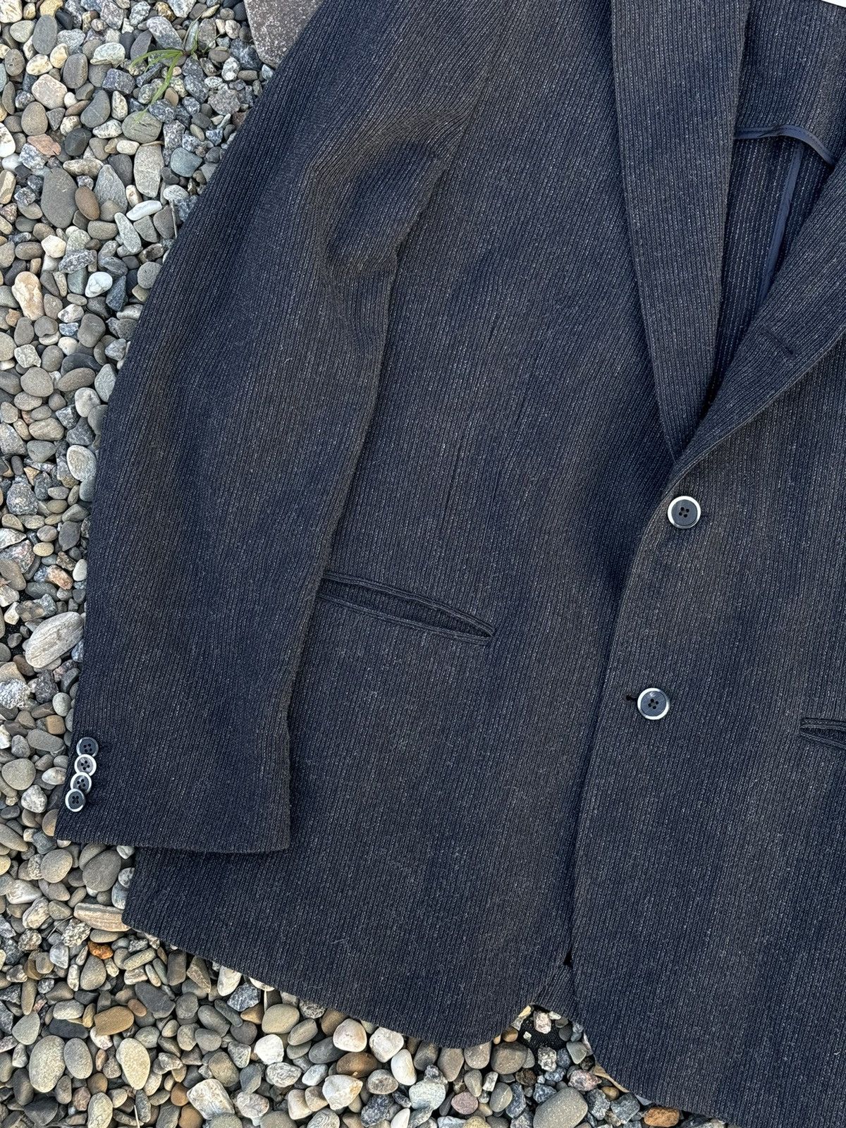 Corneliani Corneliani Trend pleated luxury grey blazer jacket Size 46R - 3 Thumbnail