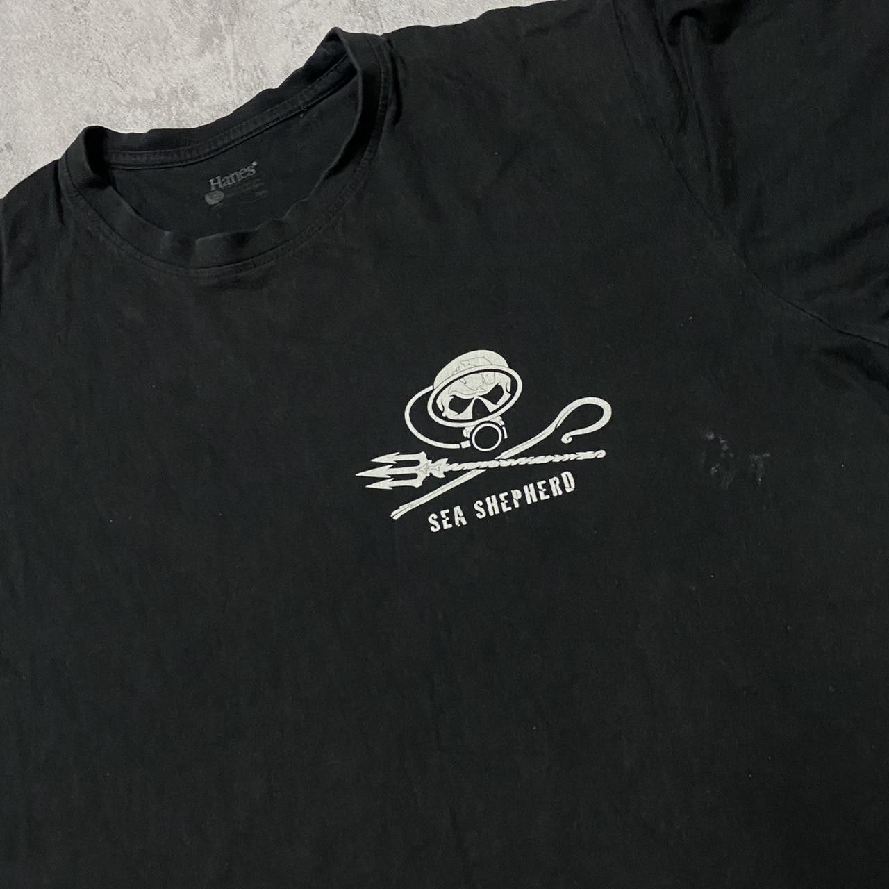 Other Black & white Sea Shepherd cotton tee Size US L / EU 52-54 / 3 - 4 Thumbnail
