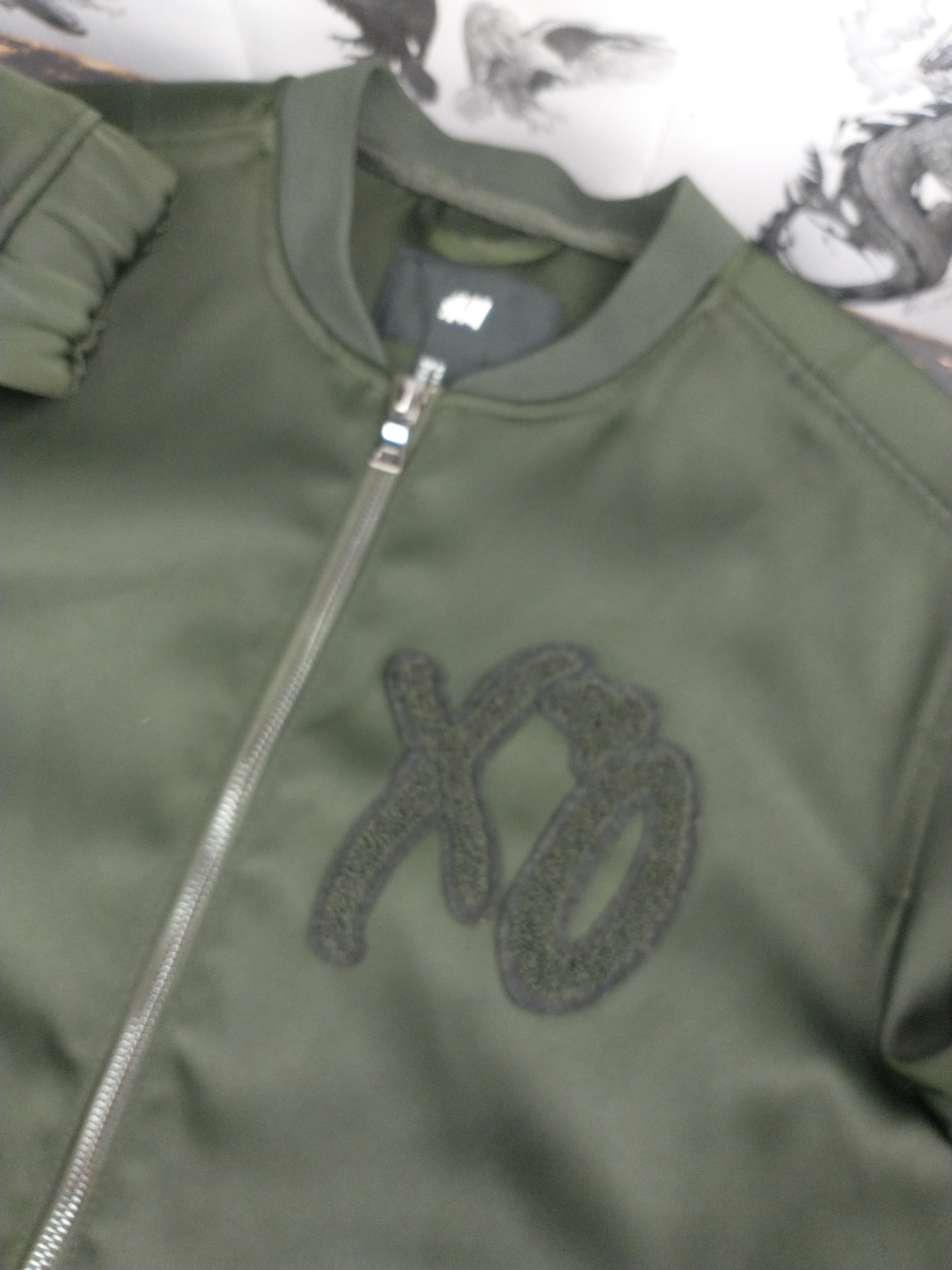 H&M × The Weeknd H&M x XO The Weeknd Jacket Bomber Green Dark Size M Slim Size US M / EU 48-50 / 2 - 8 Thumbnail