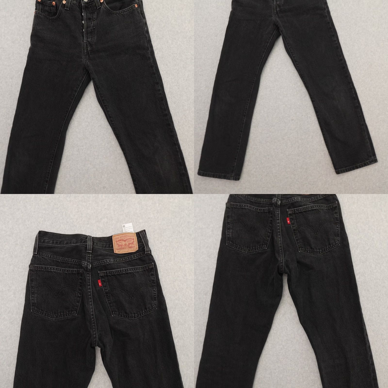 Levi's Levi's 501 Jeans Womens 24 (24X25) Black Cotton Denim Straight 90s Vintage Brand Size 24 Womens Jeans Jeans Size 42" / US 20 - 9 Thumbnail