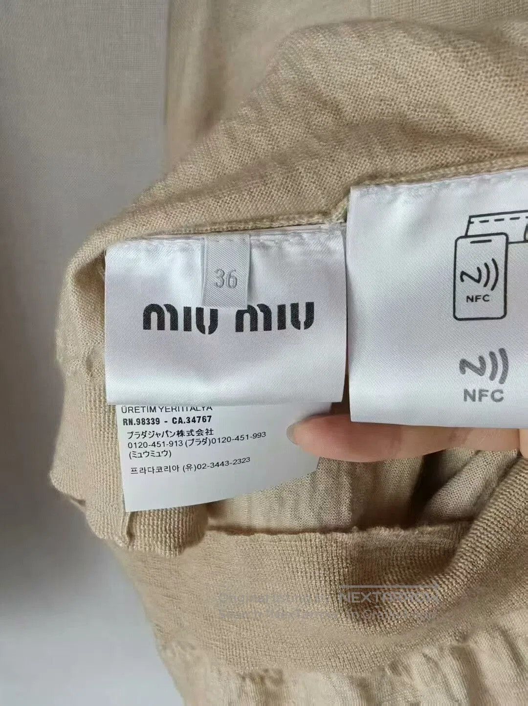 Miu Miu Miu Miu Women's Top. Size M / US 6-8 / IT 42-44 - 3 Thumbnail