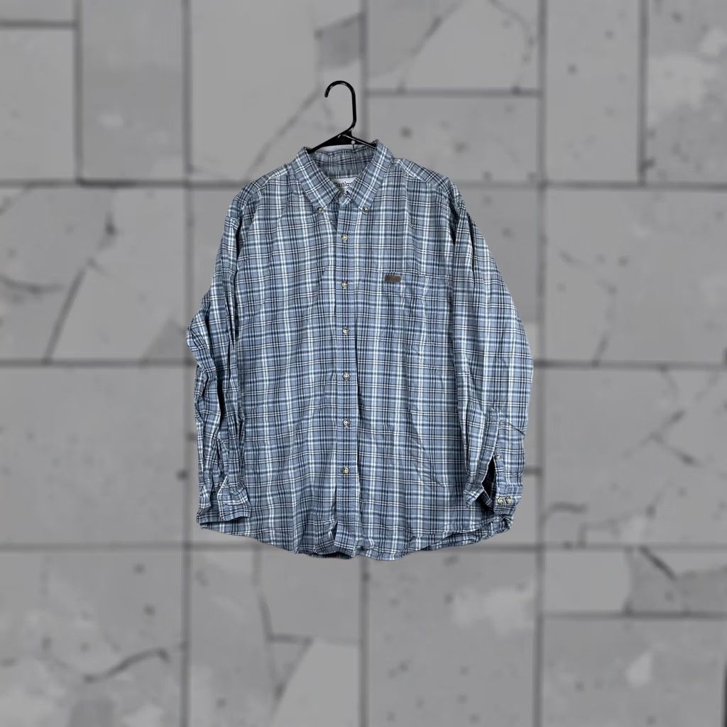 Carhartt Carhartt Shirt Mens XL Blue Plaid Long Sleeve Button Front Cotton Casual Size US XL / EU 56 / 4 - 1 Thumbnail