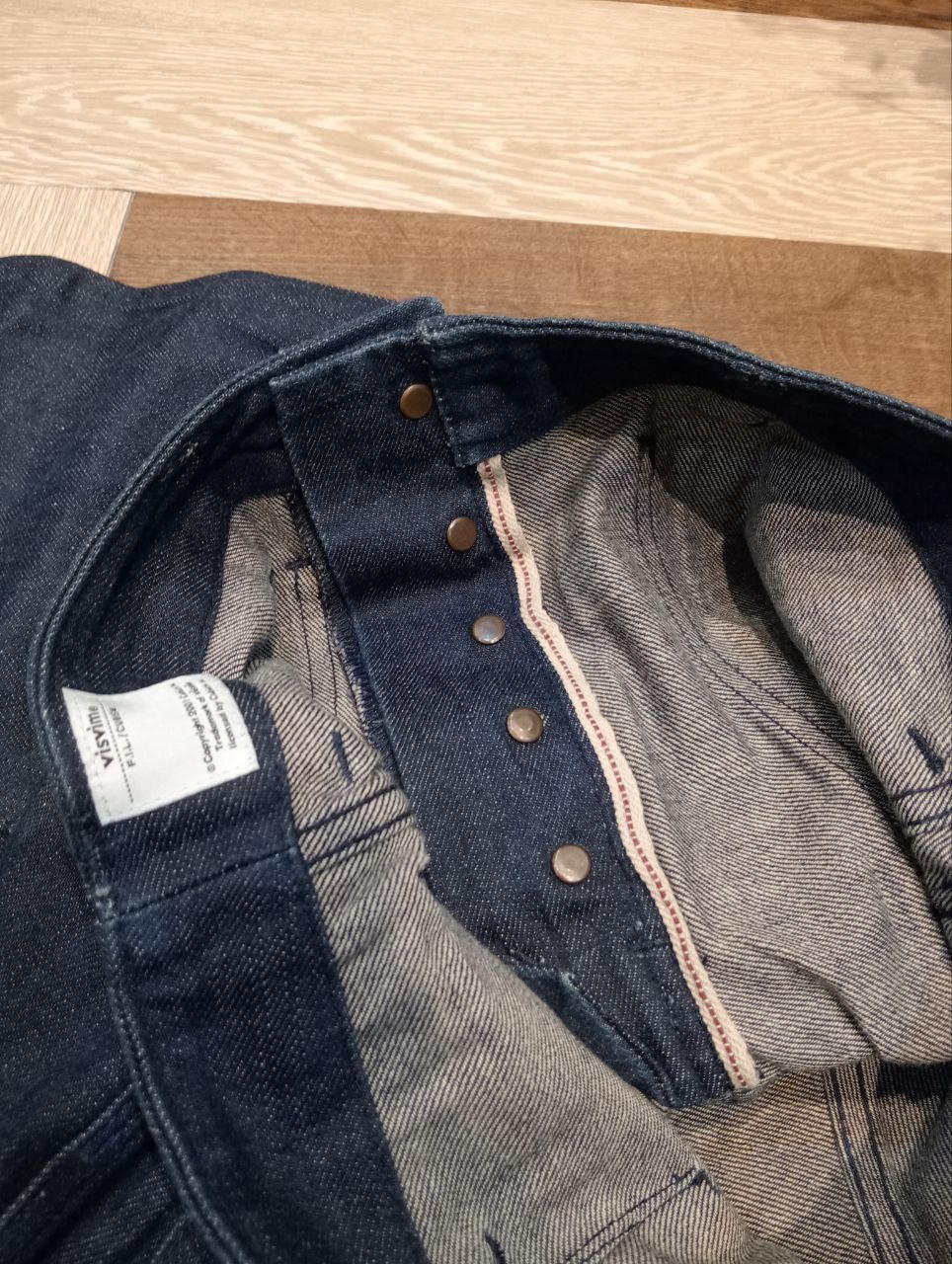 Visvim VISVIM VINTAGE DESIGN SELVEDGE BLUE DENIM FLARED PANTS Size US 31 - 6 Thumbnail