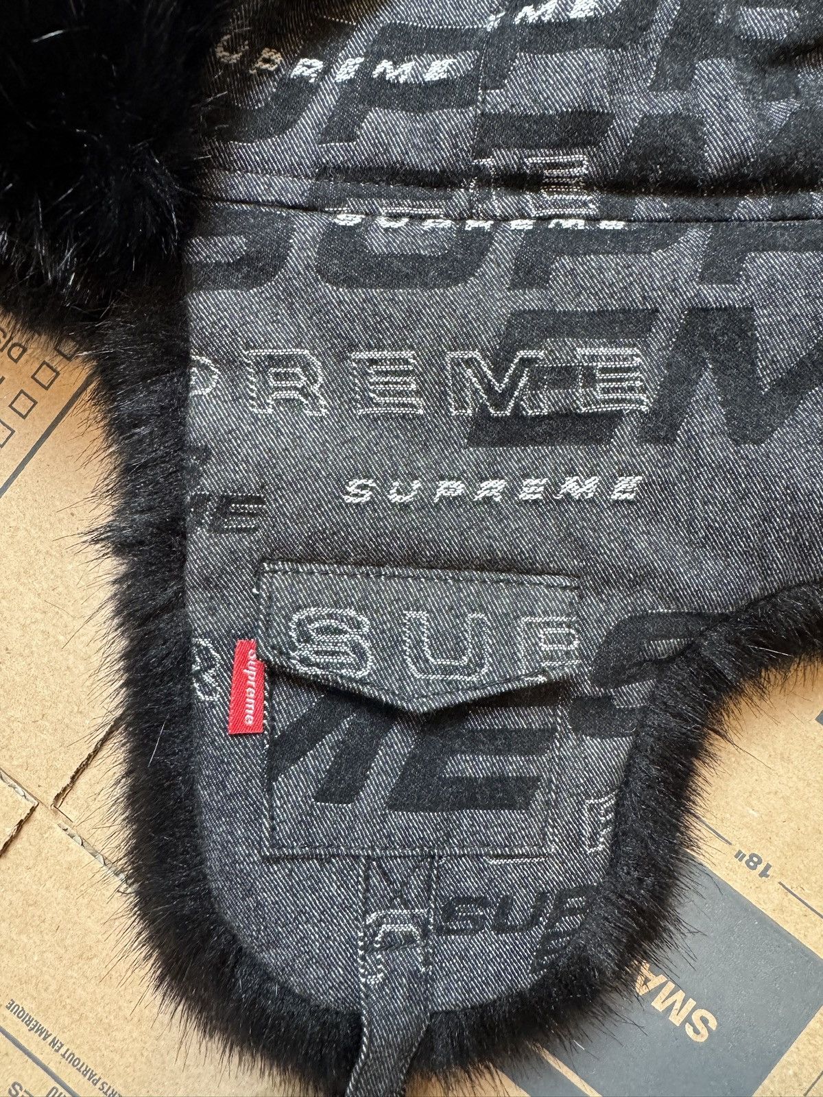 Supreme Supreme Dimensions Logo Denim Trooper Size ONE SIZE - 3 Thumbnail